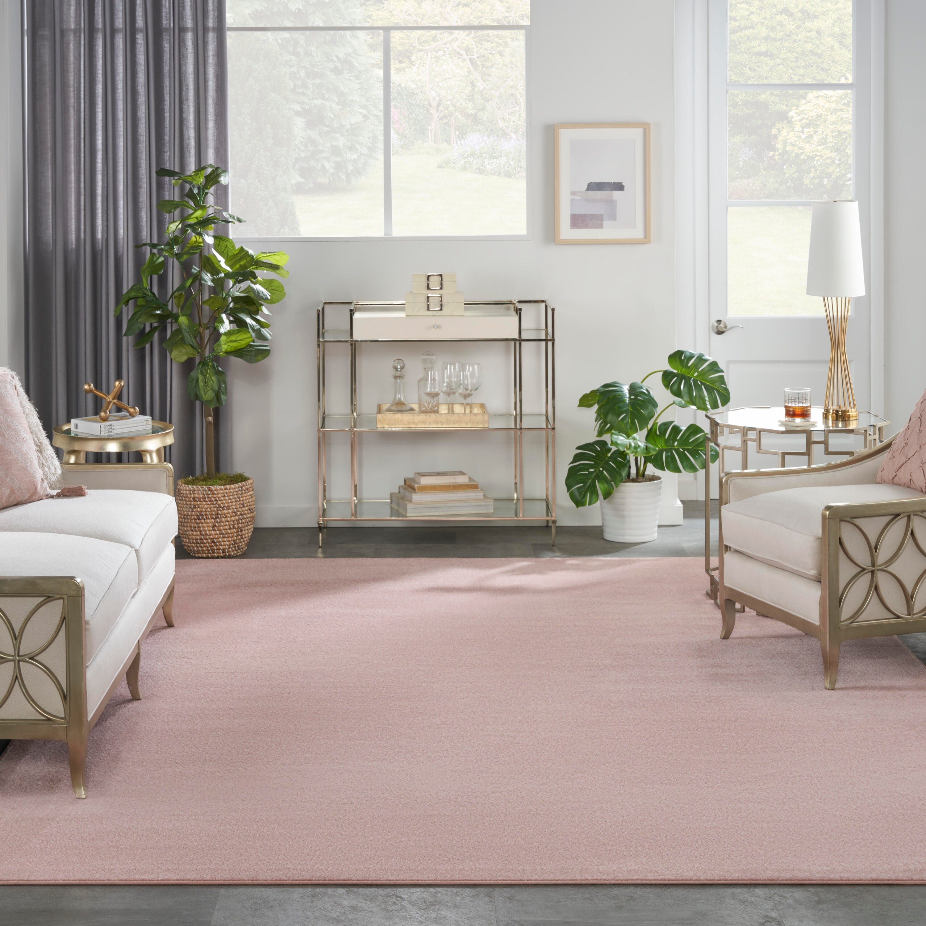 Nourison Home Outdoor Essentials 9' x 12' Area Rug, Pink, large