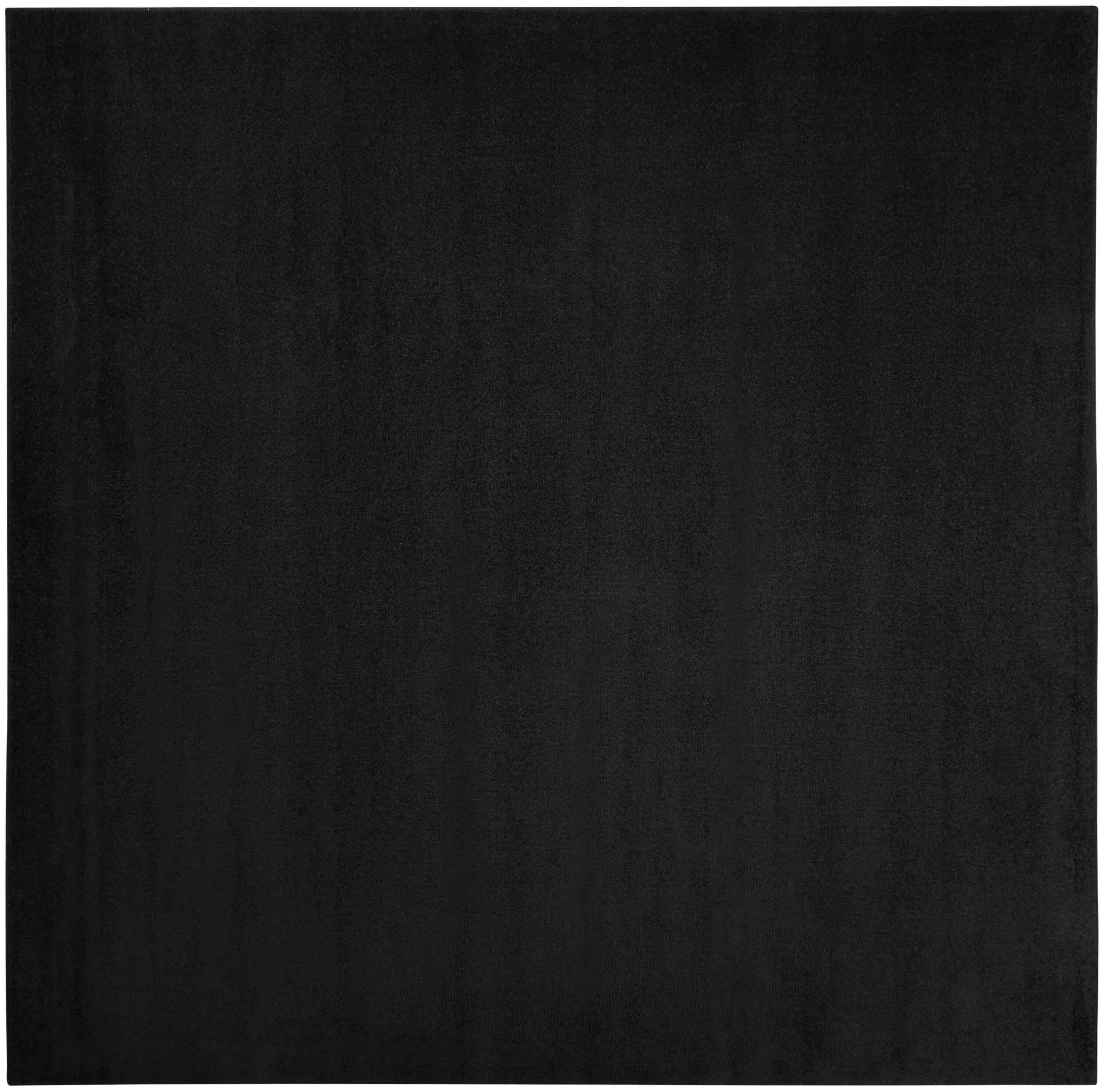 Nourison Home Outdoor Essentials 9' x Square Area Rug, Black, large