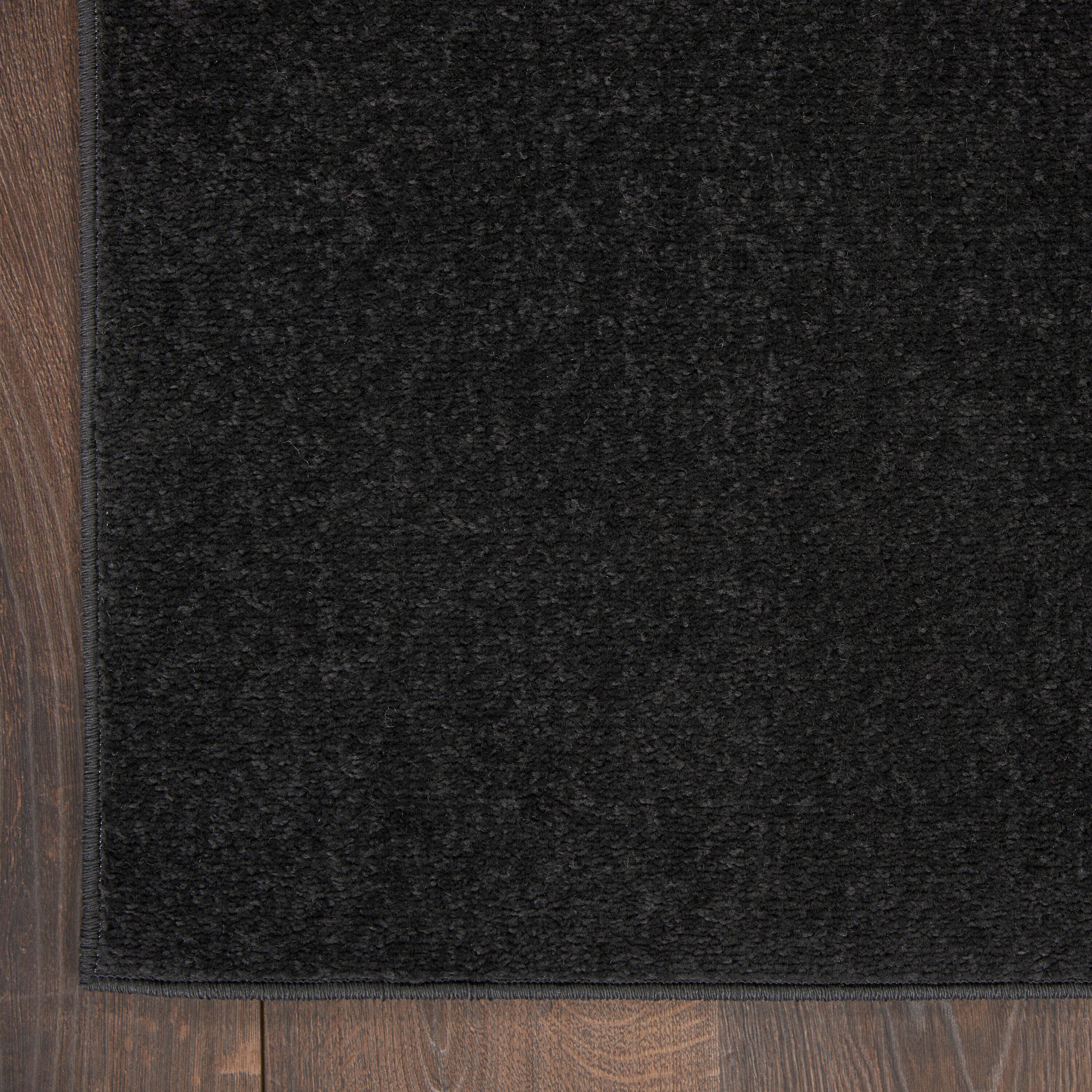 Nourison Home Outdoor Essentials 9' x Square Area Rug, Black, large