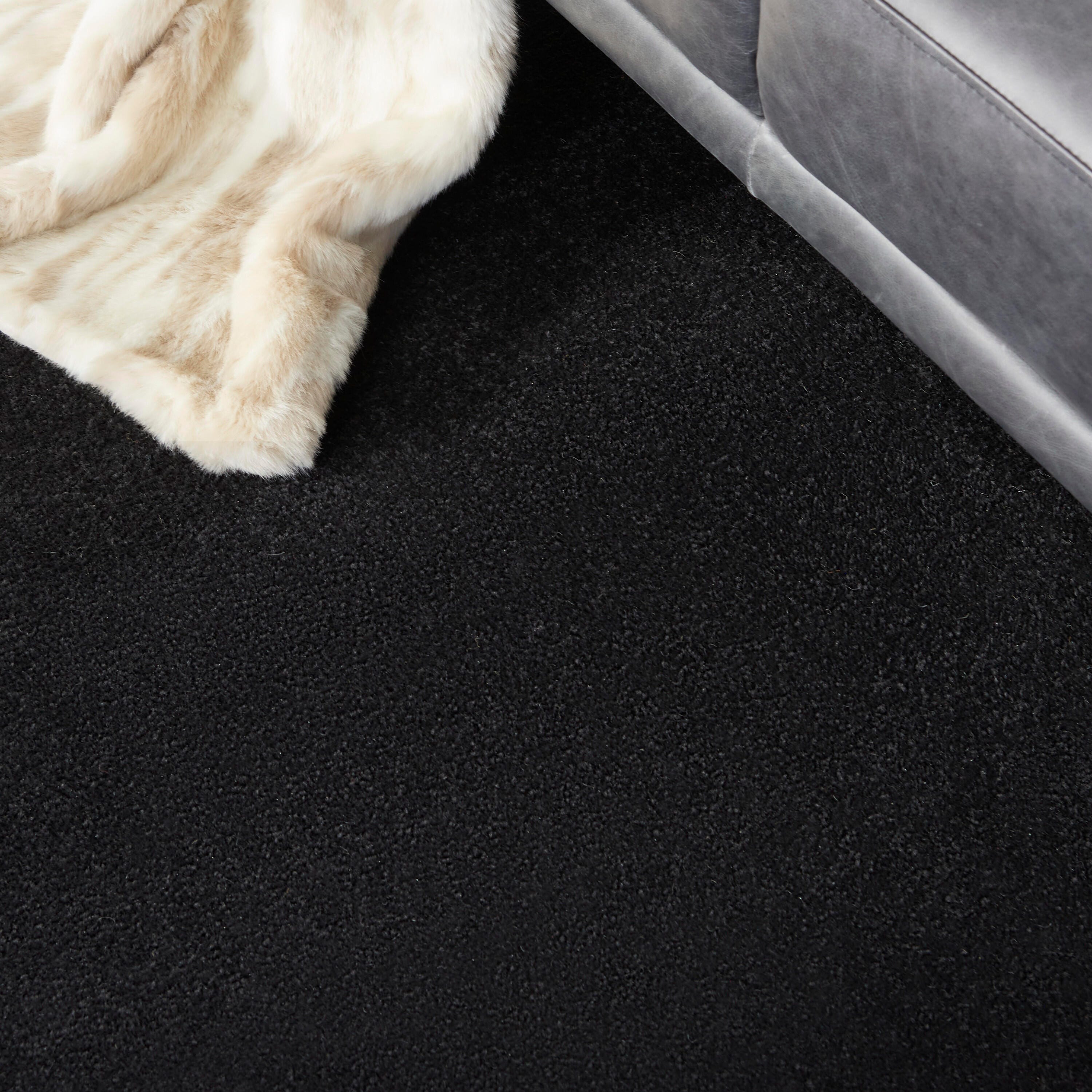 Nourison Home Outdoor Essentials 9' x Square Area Rug, Black, large