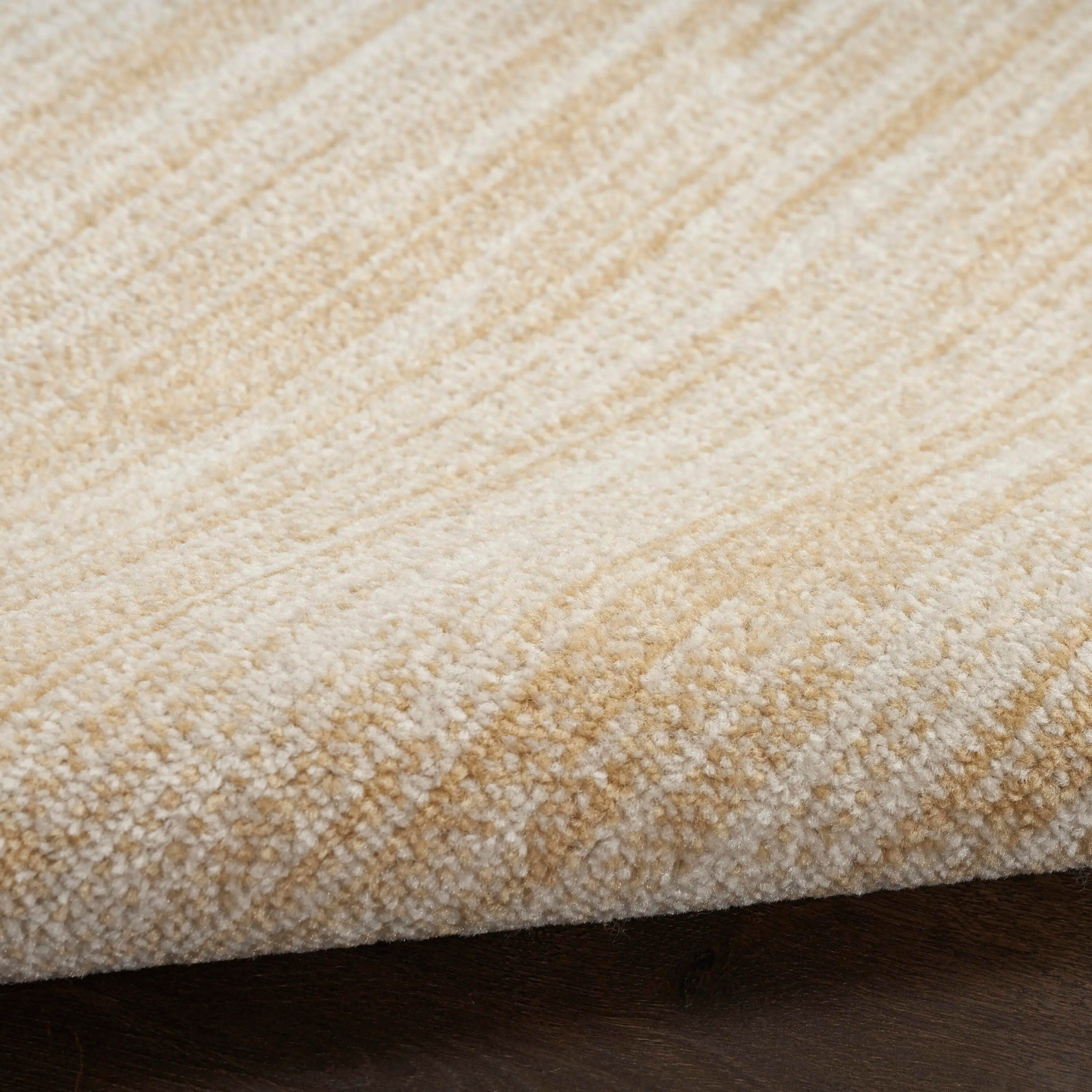 Nourison Home Outdoor Essentials 9' x Square Area Rug, Ivory/Gold, large