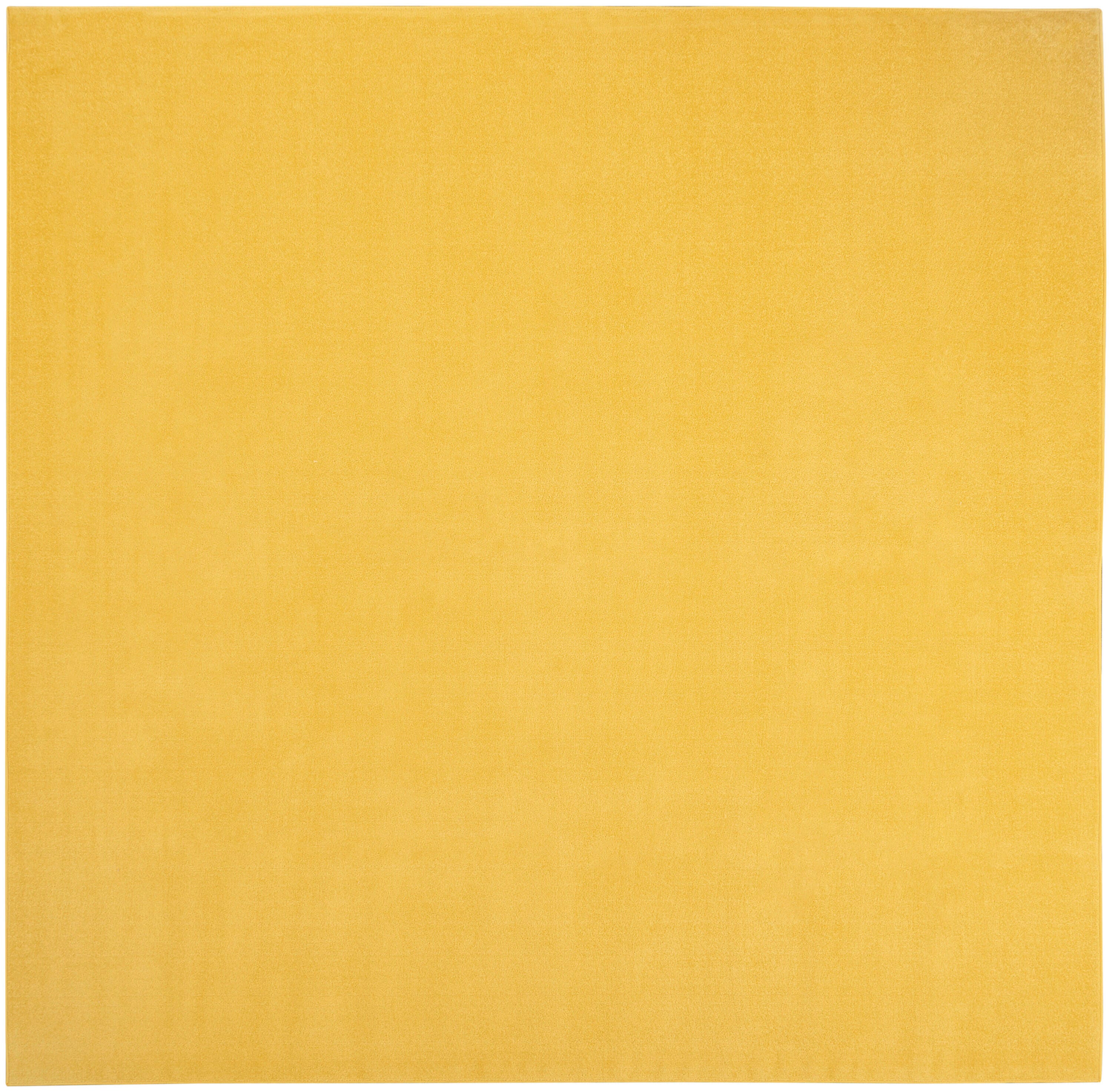 Nourison Home Outdoor Essentials 9' x Square Area Rug, Yellow, large