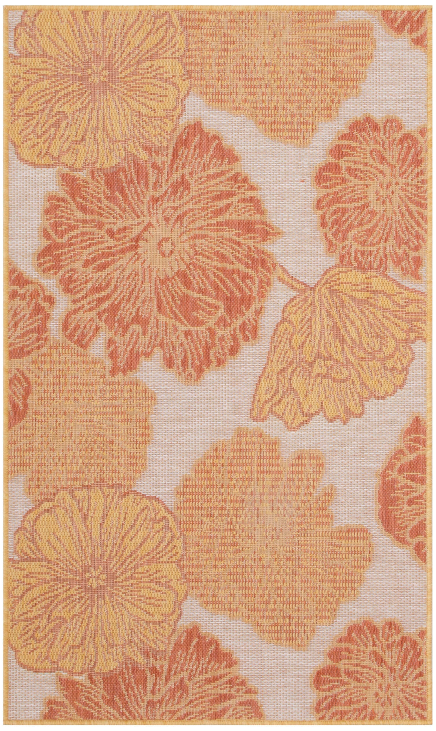 Nourison Home Floral 3' x 5' Area Rug, Coral, large