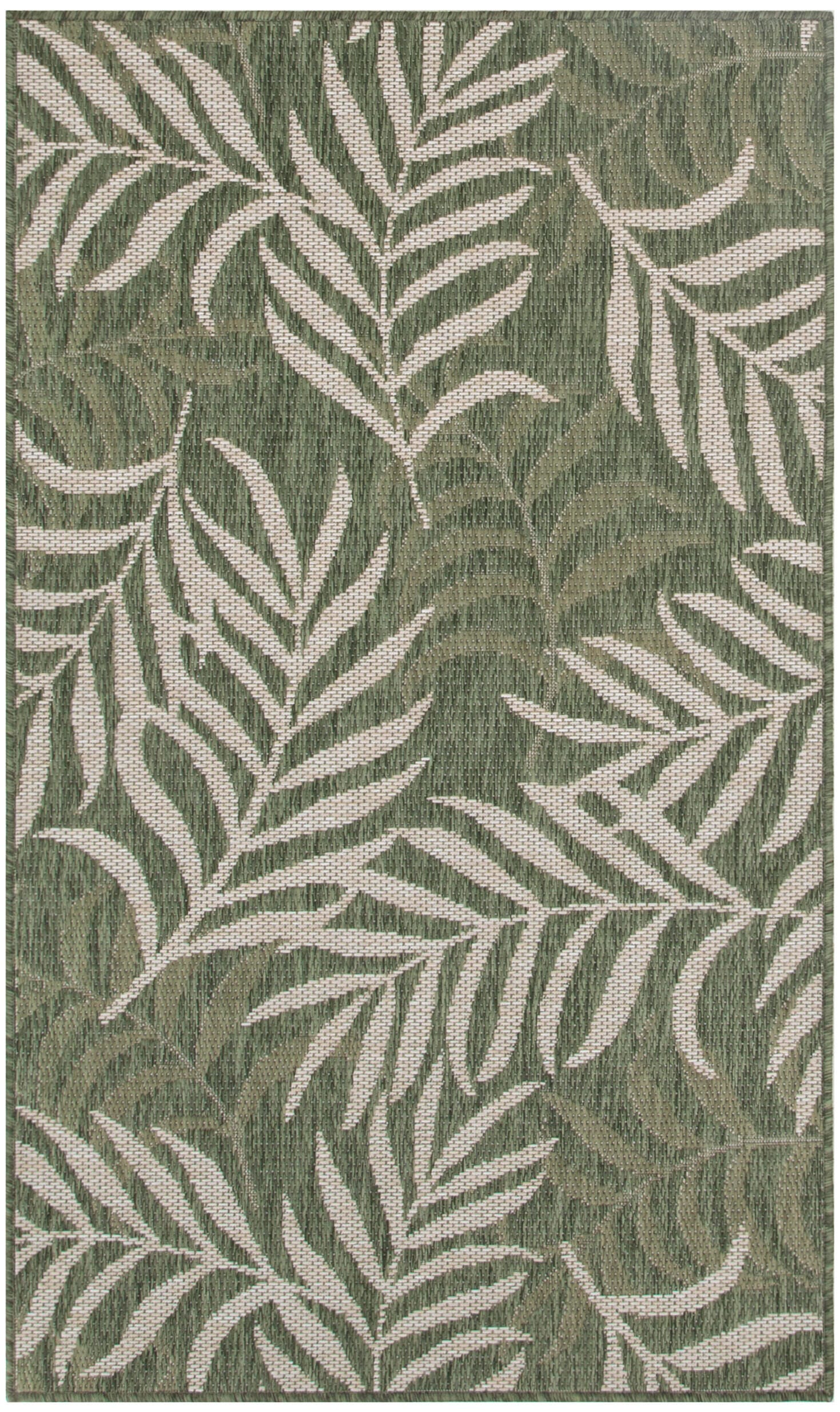 Nourison Home Tropical 3' x 5' Area Rug, Green/Ivory, large