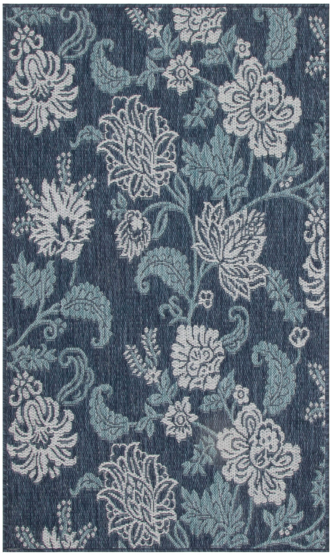 Nourison Home Oversized Flowers 3' x 5' Area Rug, Navy, large