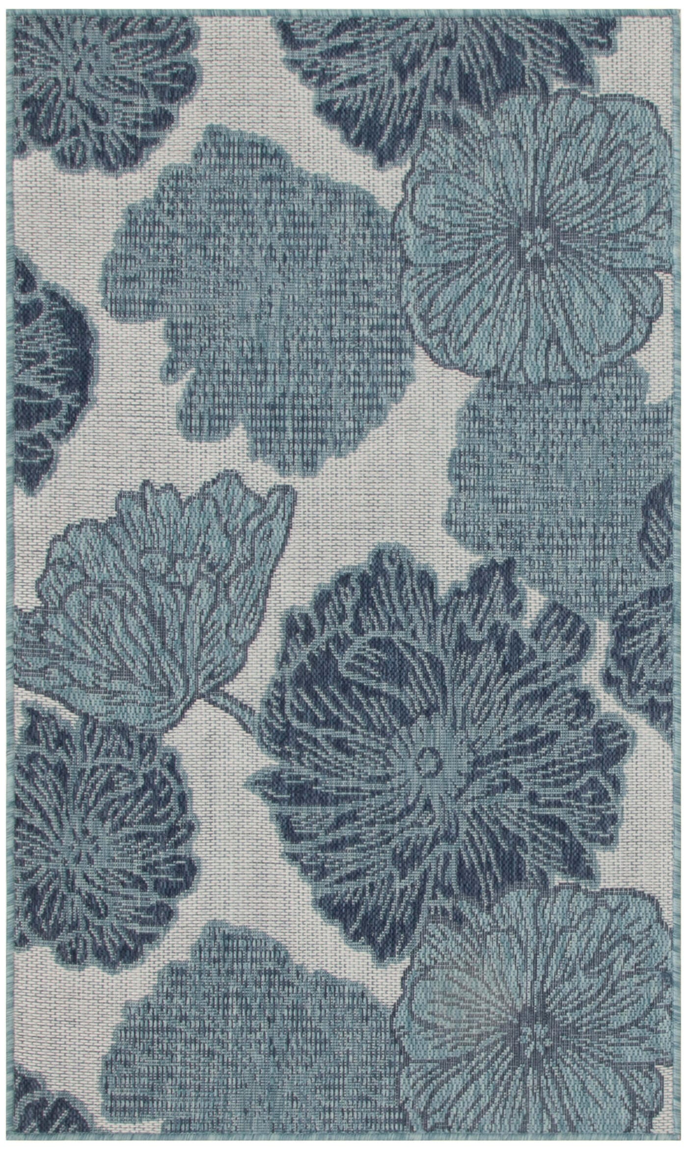 Nourison Home Floral 3' x 5' Area Rug, Blue, large