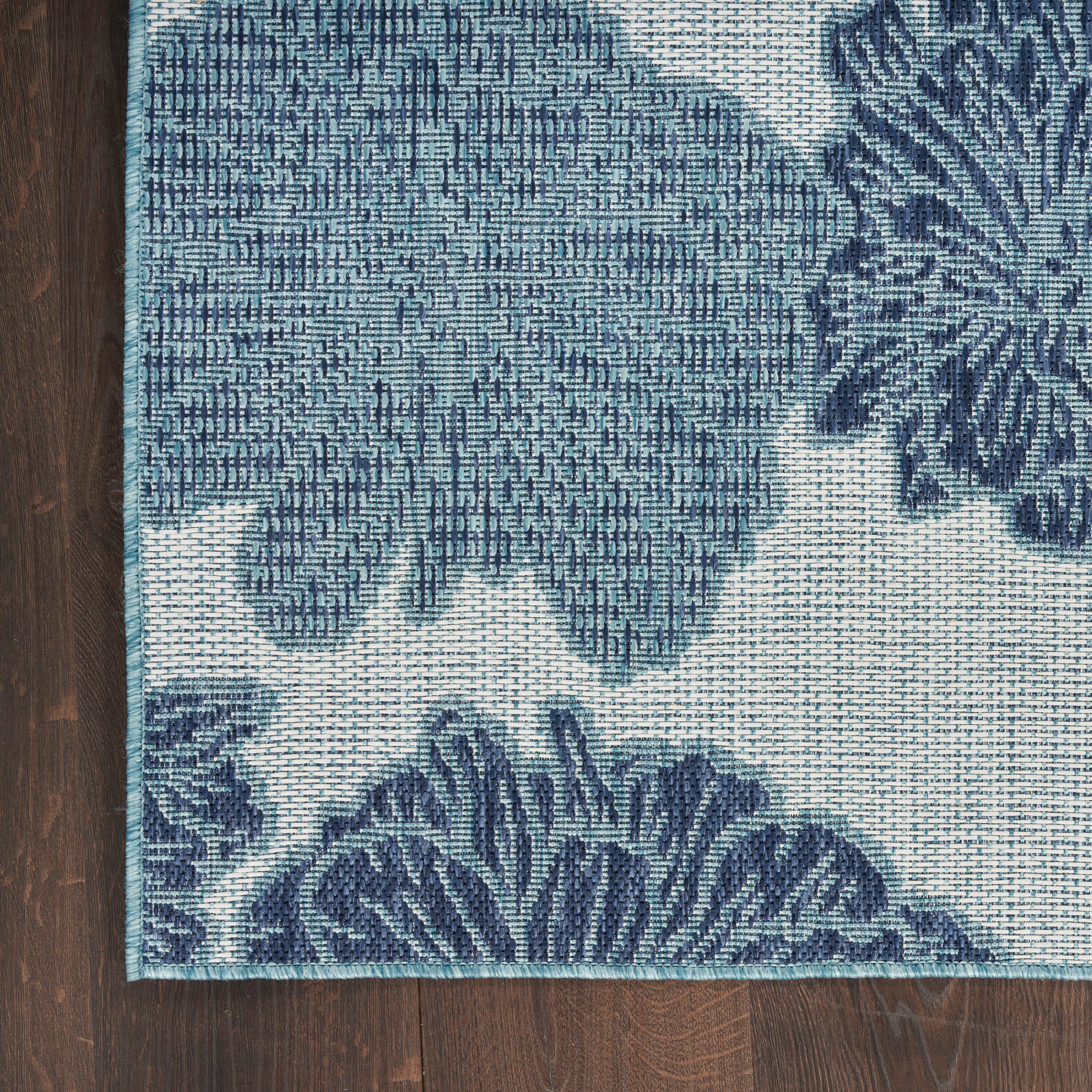 Nourison Home Floral 3' x 5' Area Rug, Blue, large