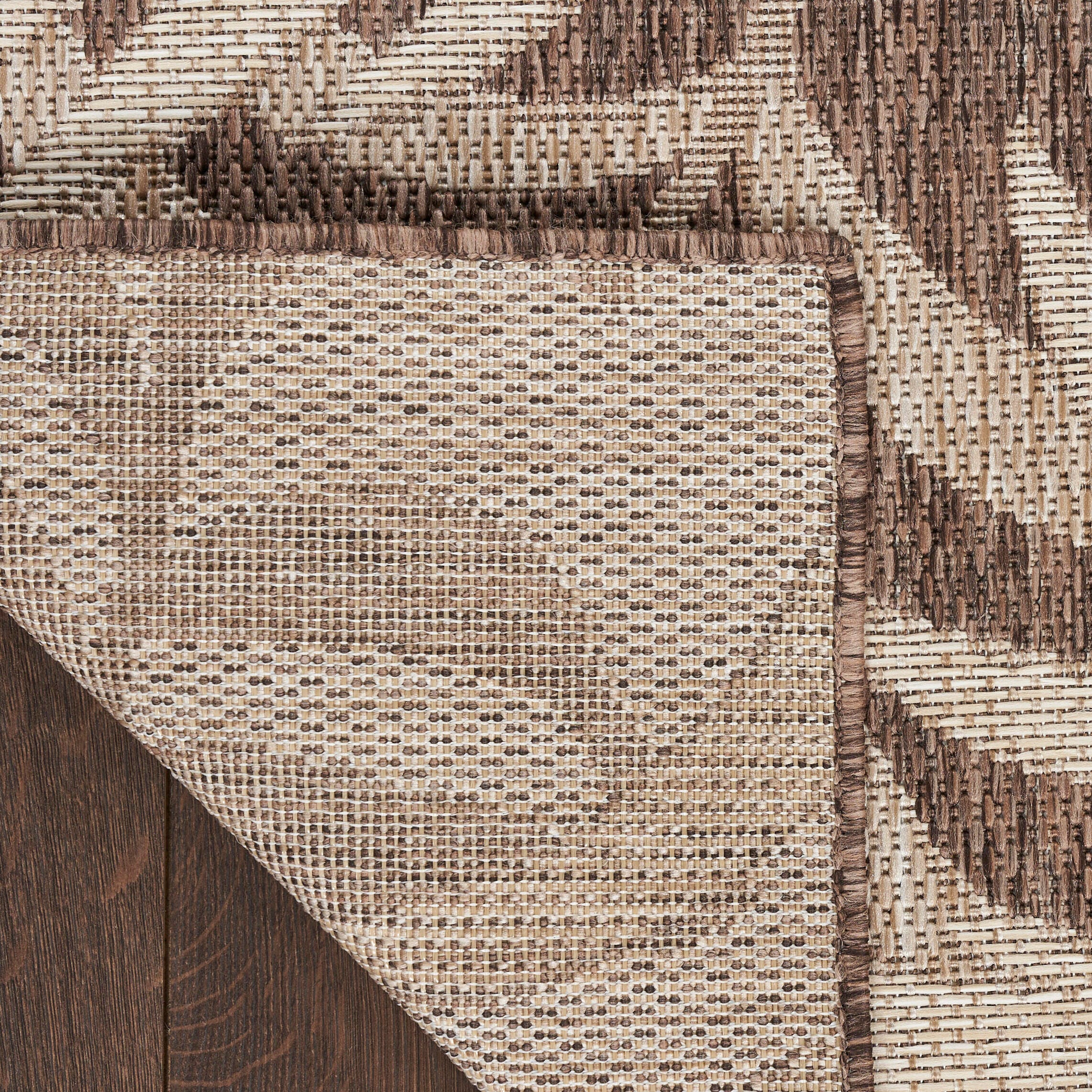 Nourison Home Tropical 5' x 7' Area Rug, Mocha, large