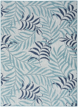 Nourison Home Tropical 6' x 9' Area Rug, Blue, large