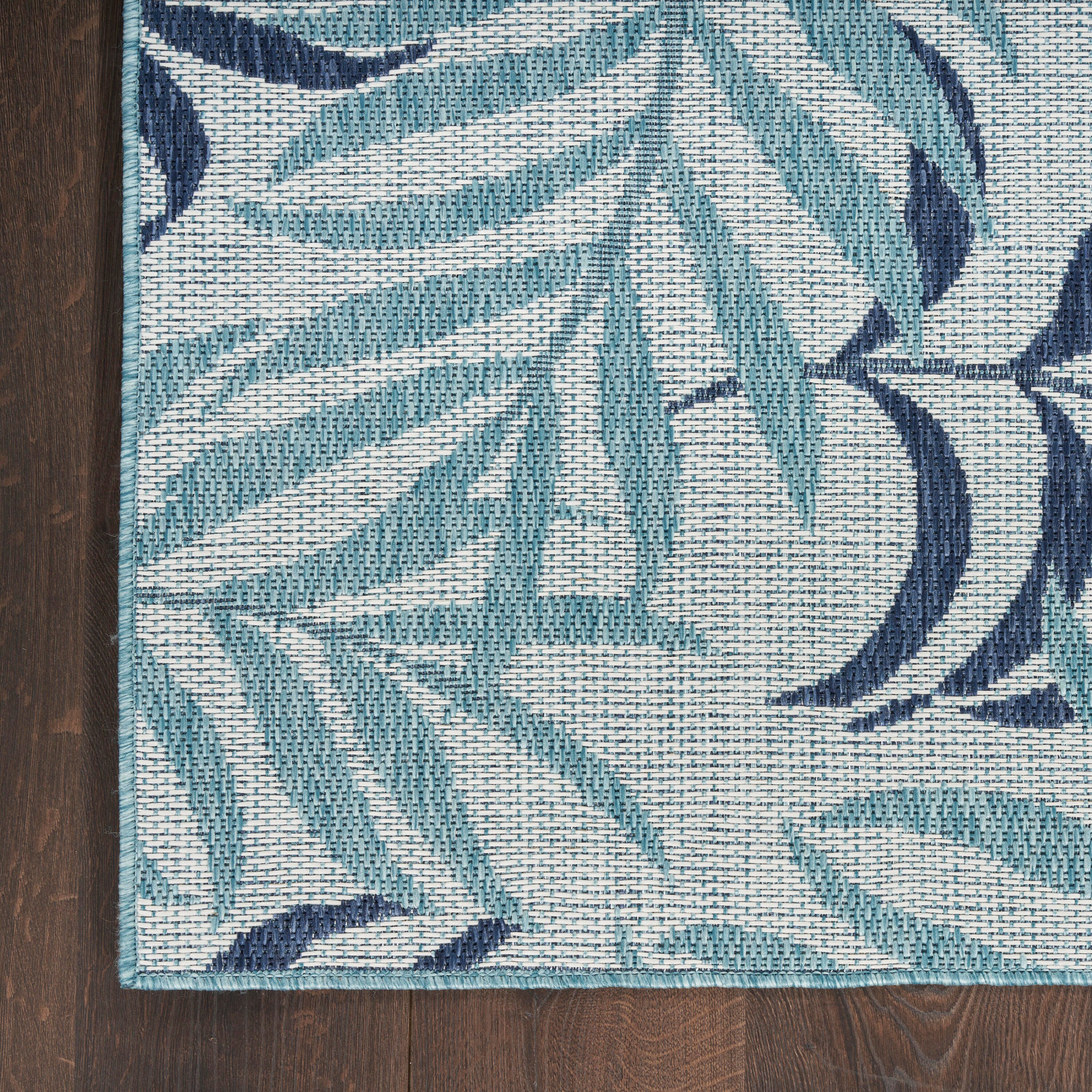 Nourison Home Tropical 6' x 9' Area Rug, Blue, large