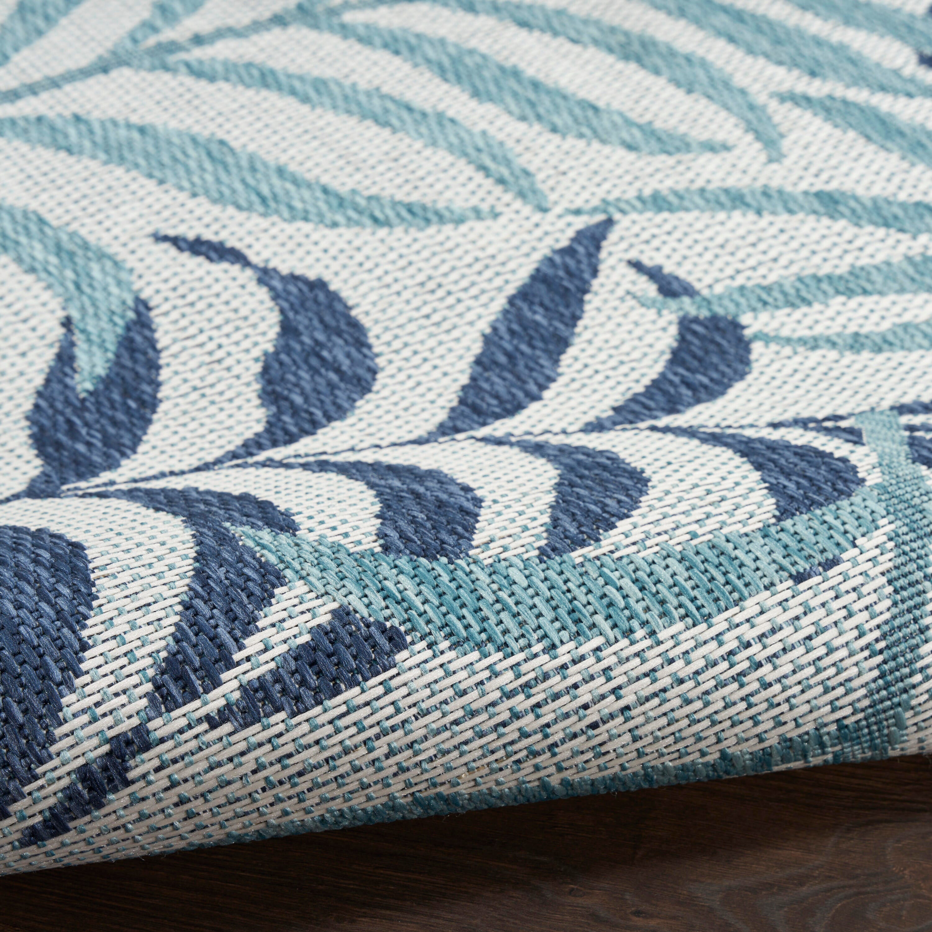 Nourison Home Tropical 6' x 9' Area Rug, Blue, large