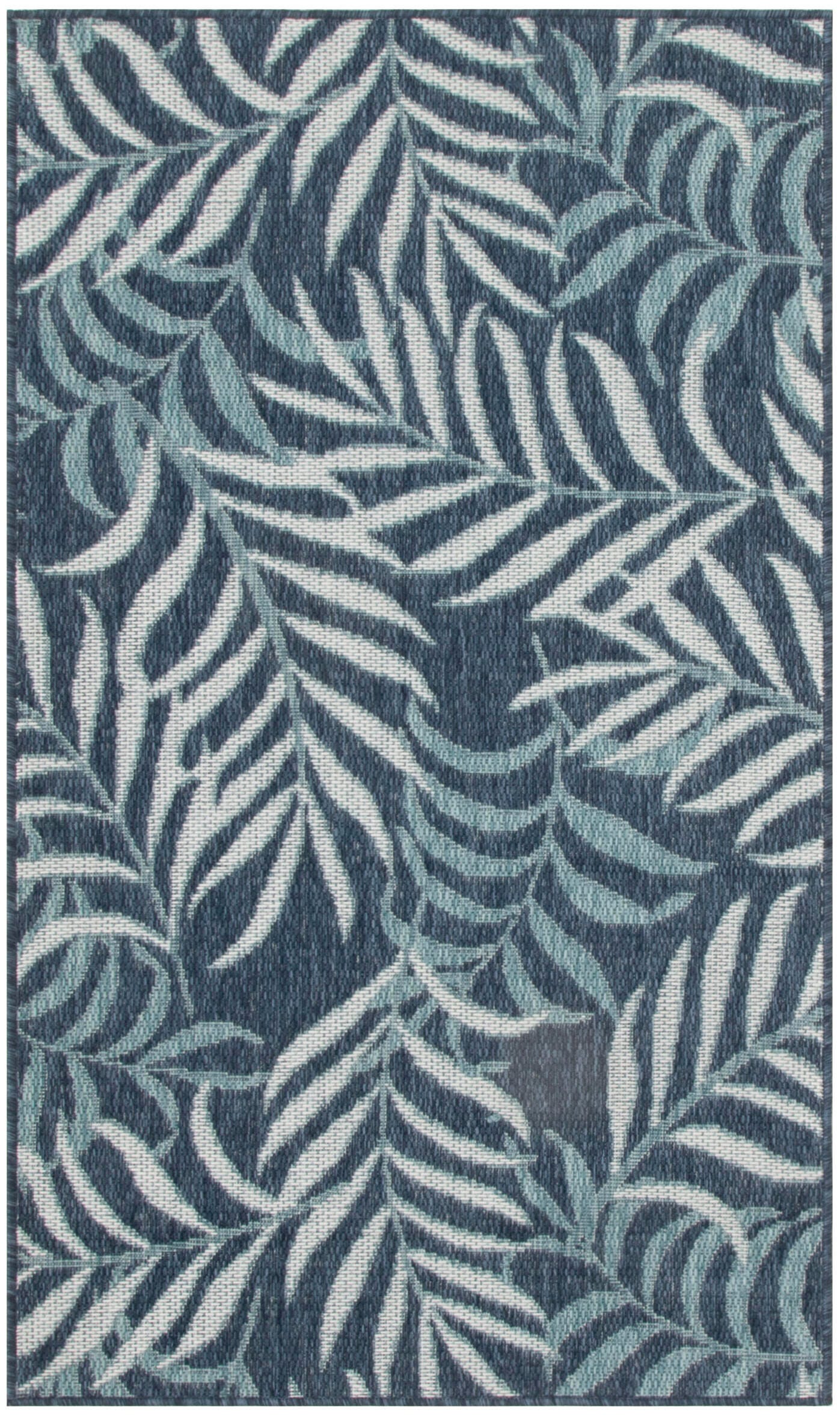 Nourison Home Tropical 3' x 5' Area Rug, Navy, large