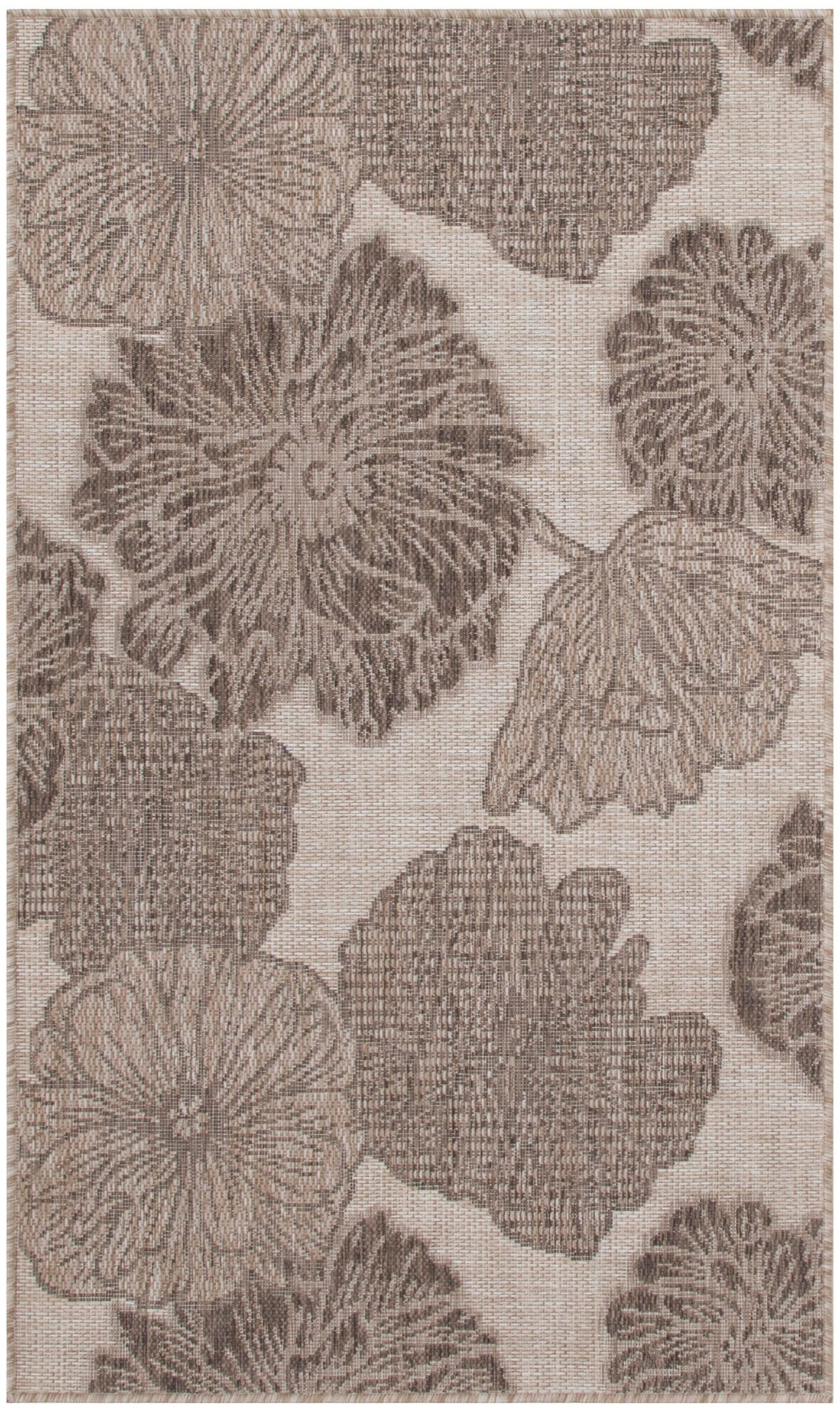 Nourison Home Floral 3' x 5' Area Rug, Natural, large
