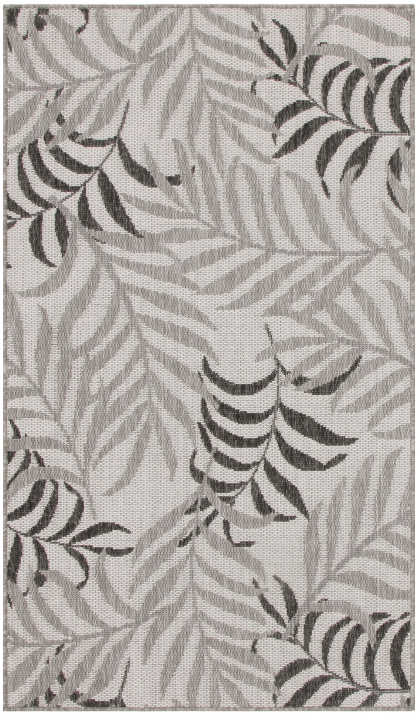 Nourison Home Tropical 3' x 5' Area Rug, Gray, large