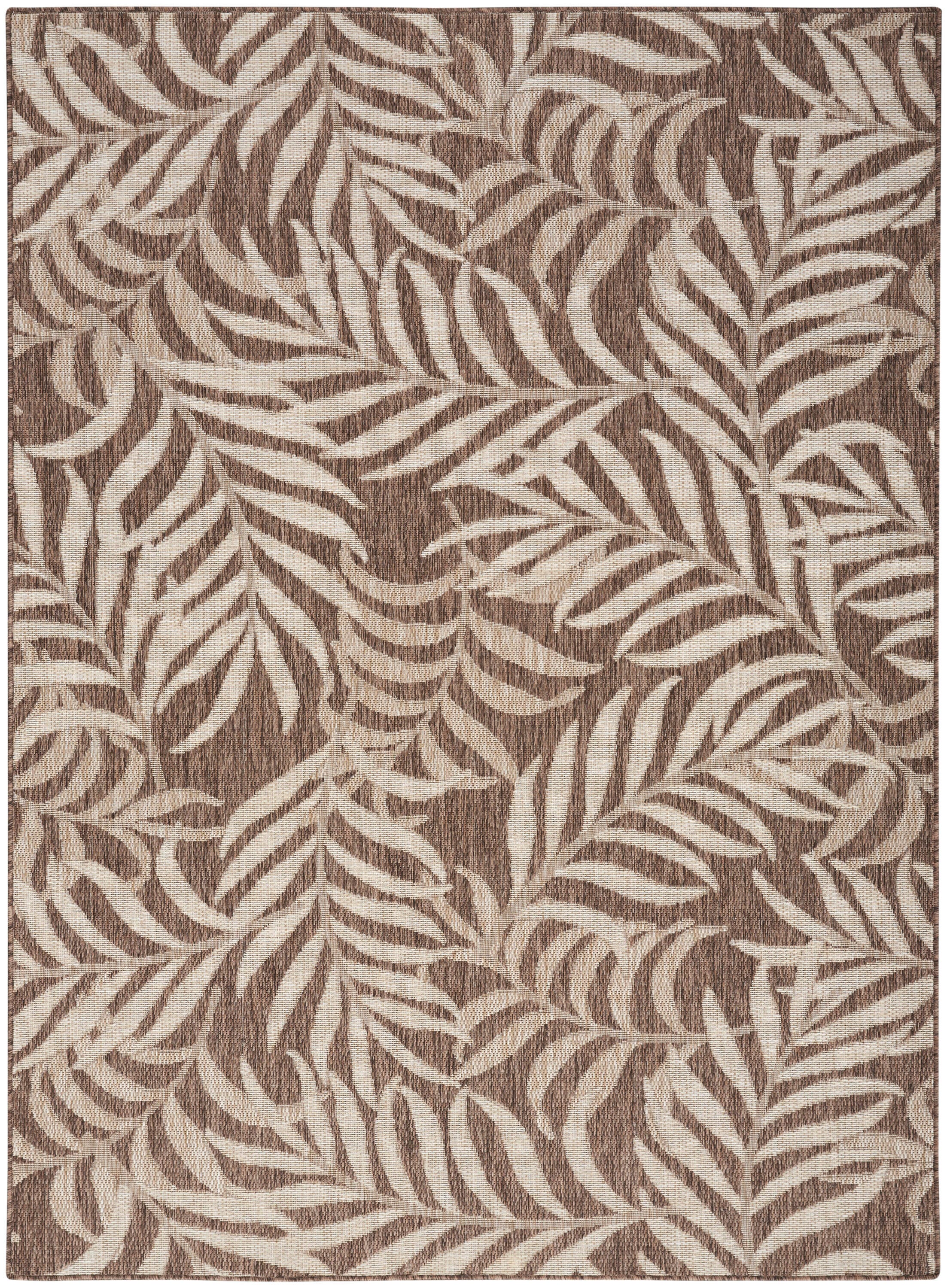Nourison Home Tropical 4' x 6' Area Rug, Mocha, large
