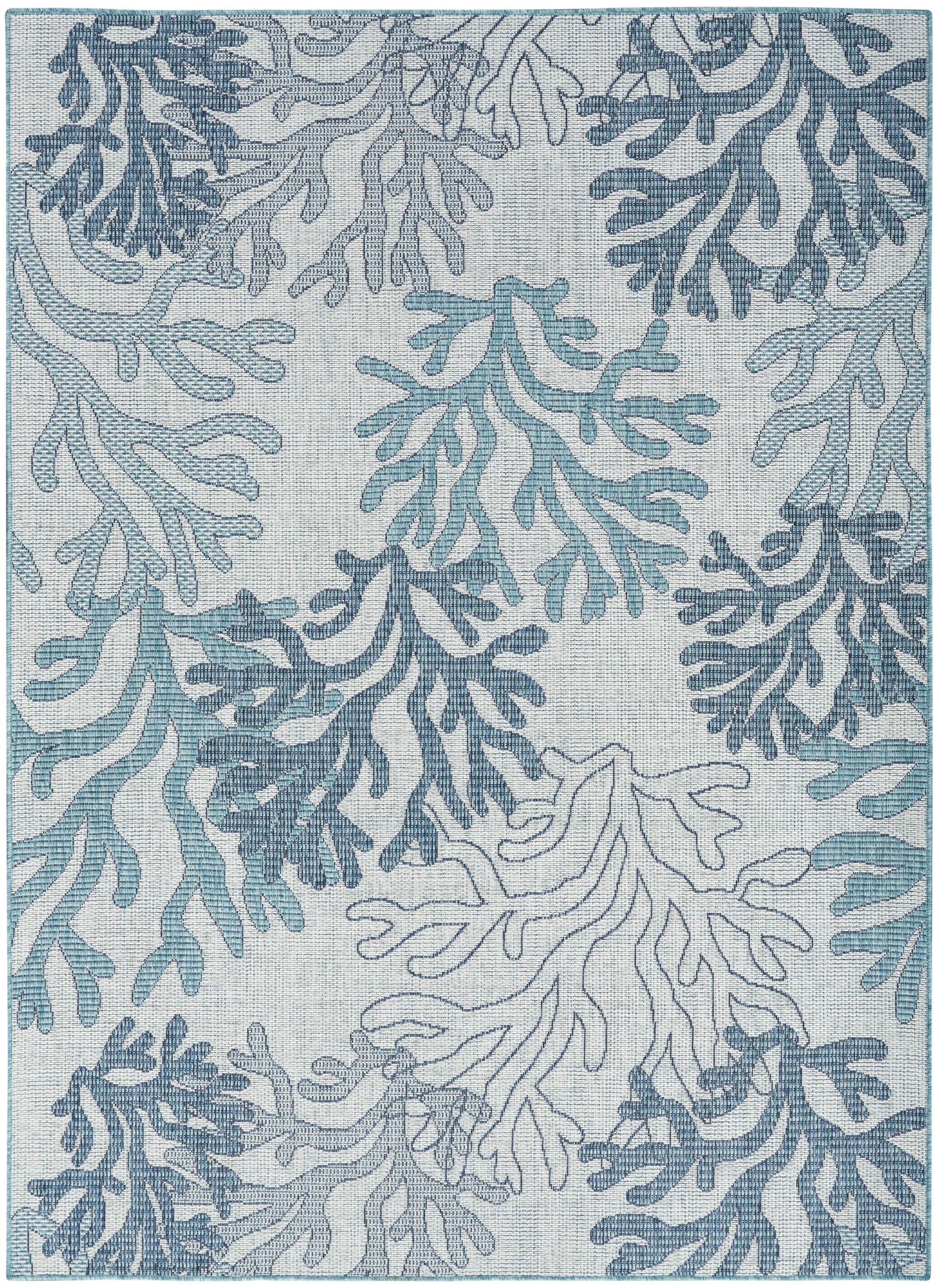 Nourison Home Coral Reef 4' x 6' Area Rug, Blue, large