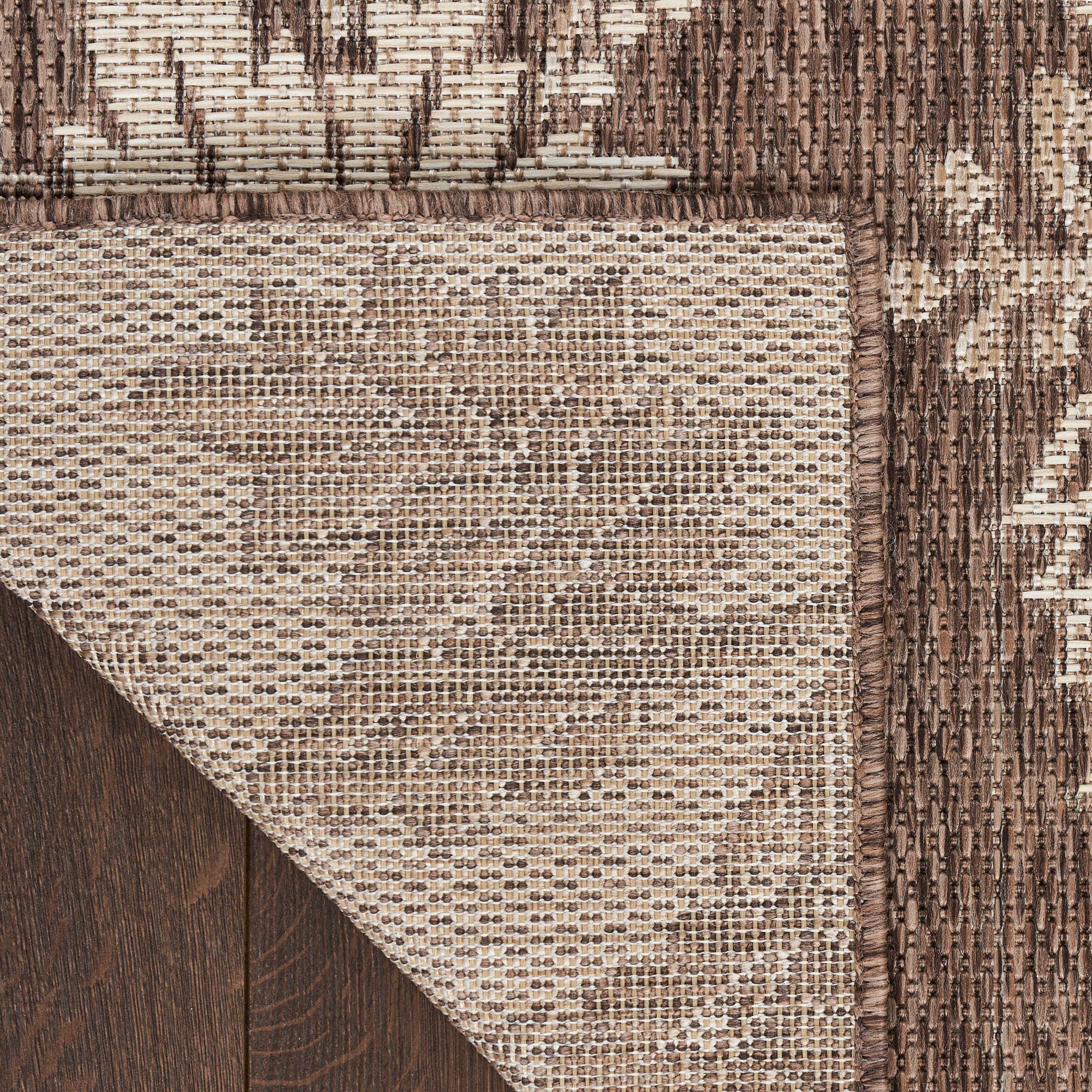 Nourison Home Oversized Flowers 9' x 12' Area Rug, Mocha, large