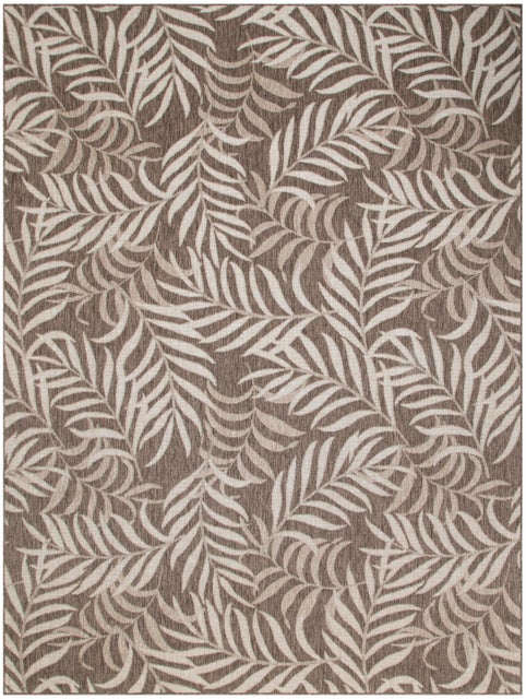 Nourison Home Tropical Indoor/Outdoor 8' x 10' Area Rug, Mocha