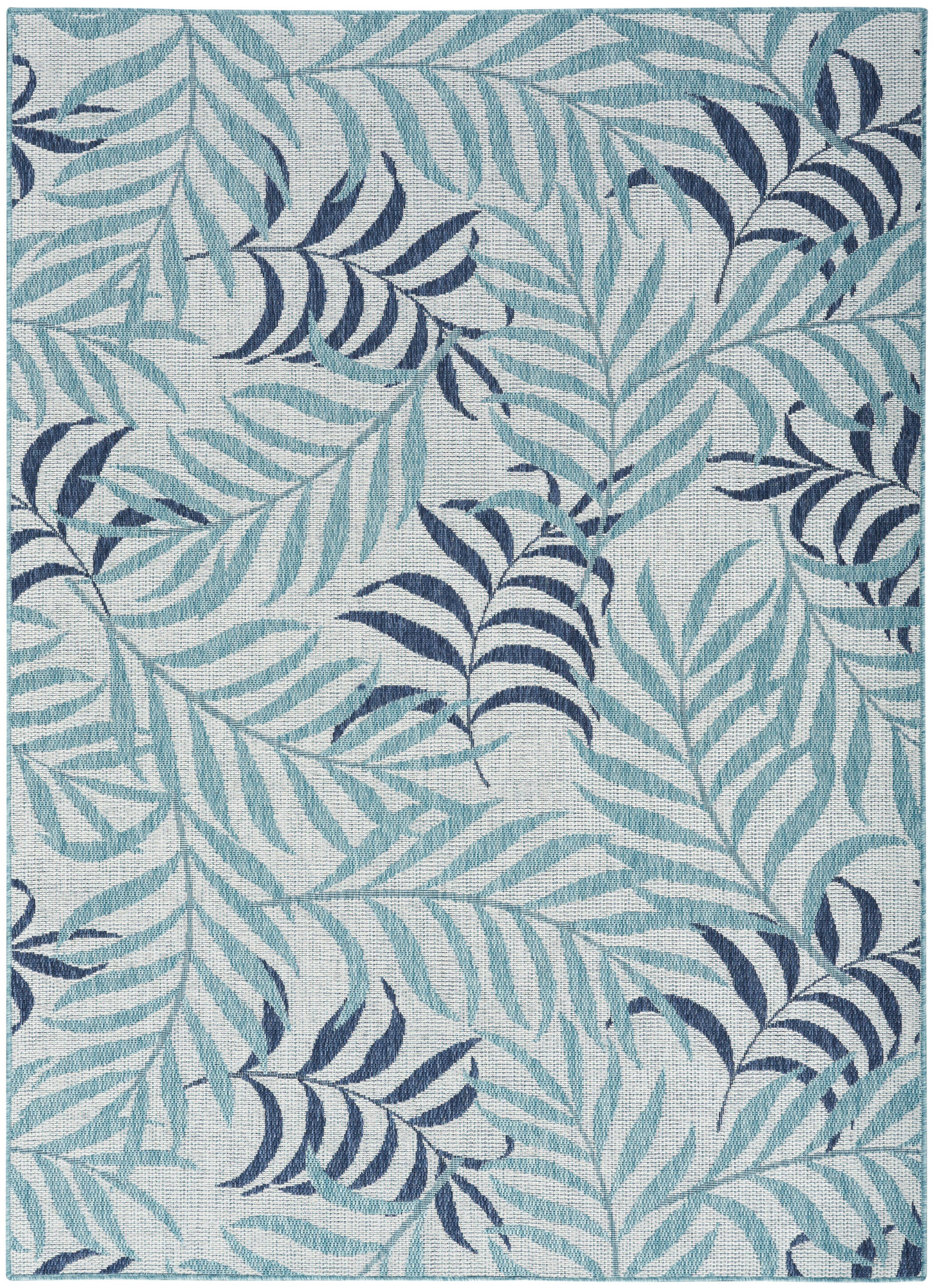 Nourison Home Tropical 4' x 6' Area Rug, Blue, large