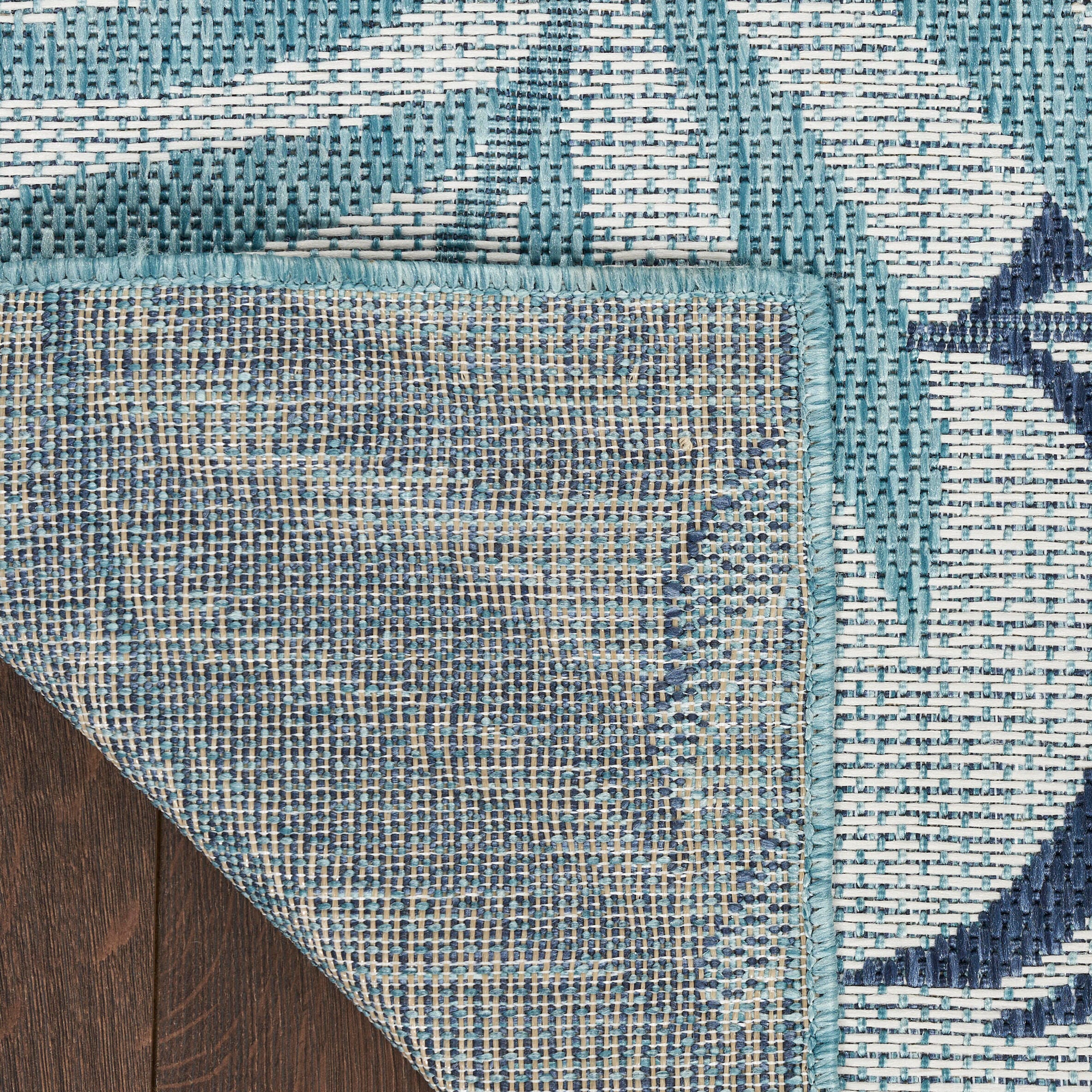 Nourison Home Tropical 3' x 5' Area Rug, Blue, large