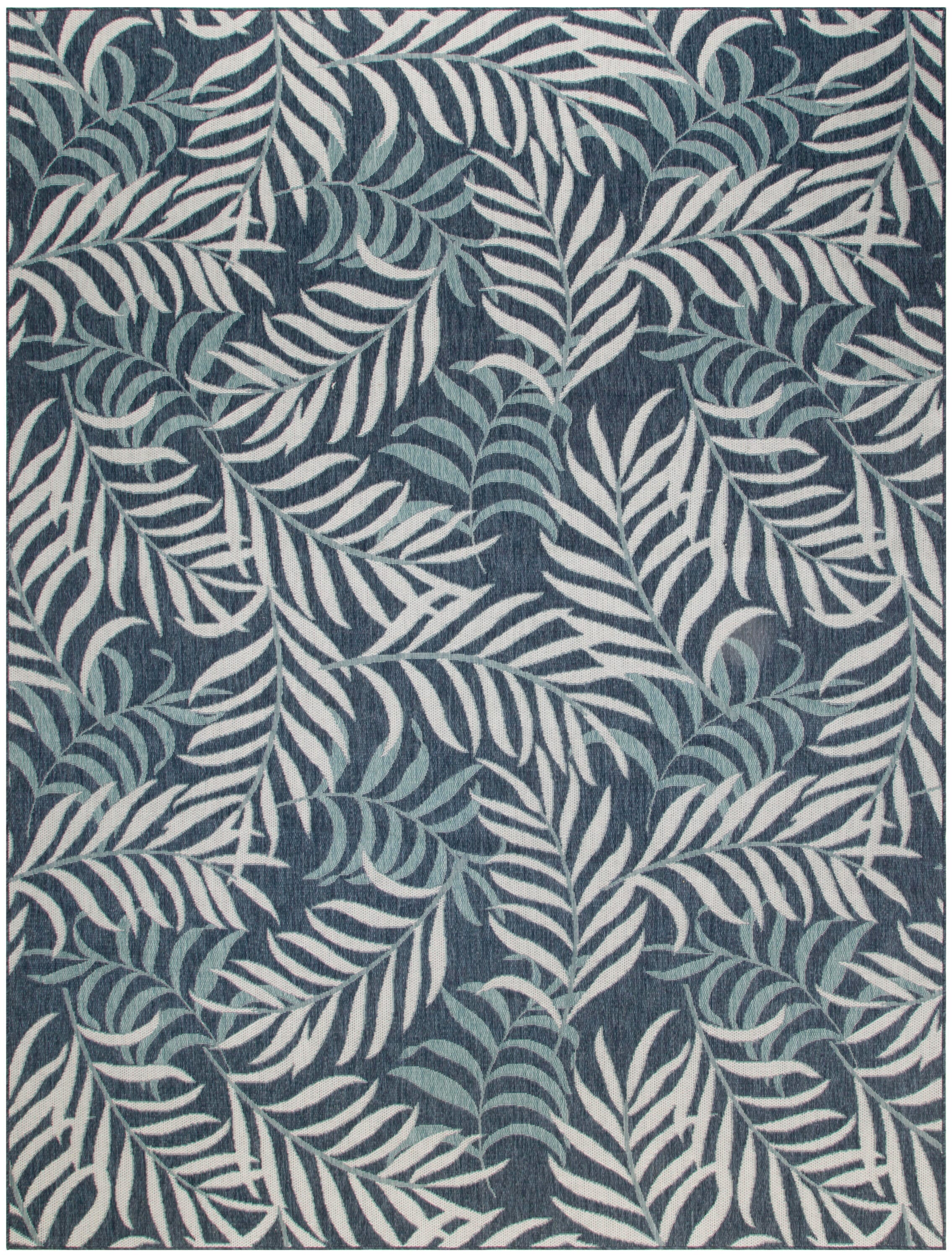 Nourison Home Tropical 8' x 10' Area Rug, Navy, large