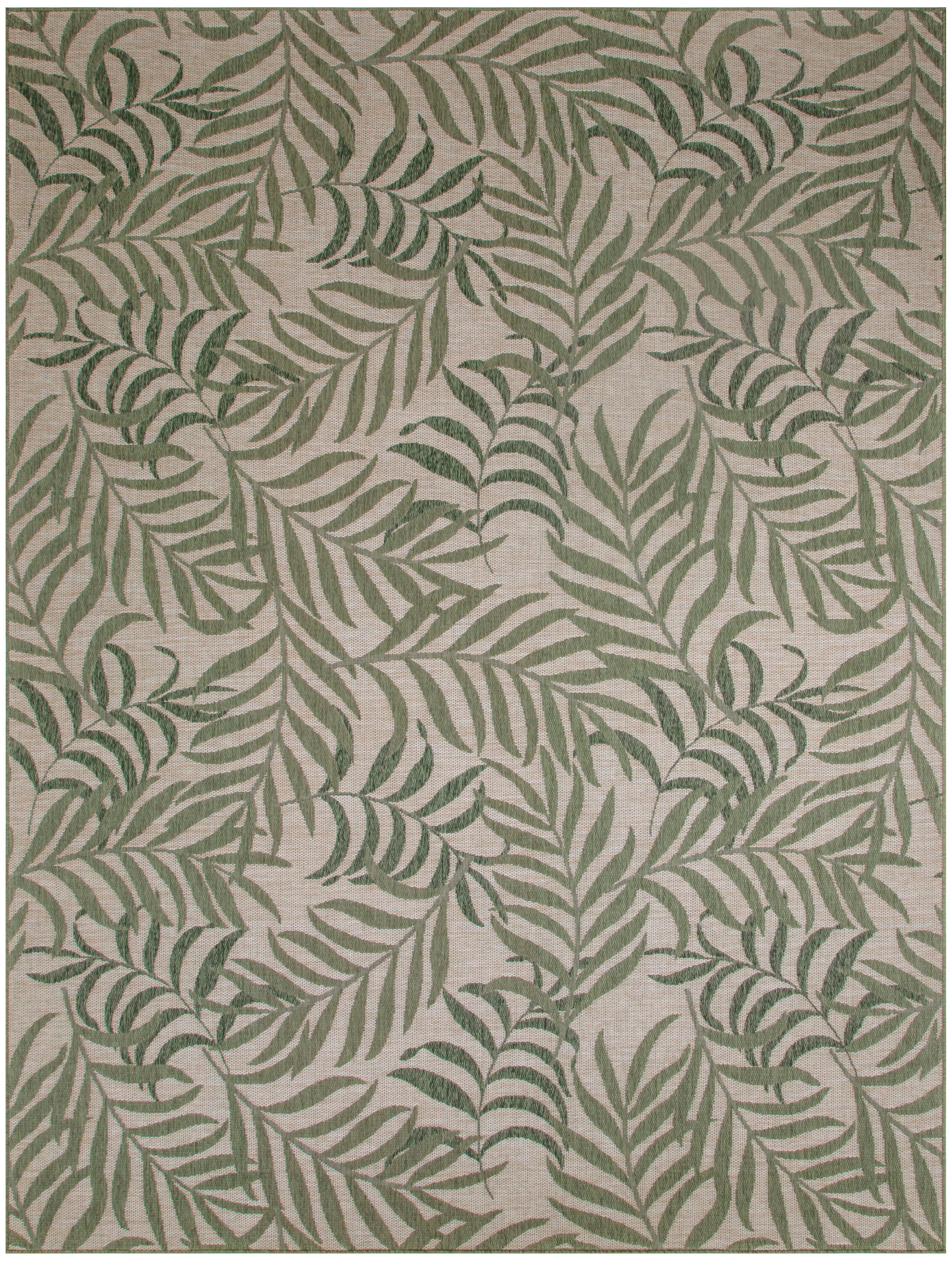 Nourison Home Tropical 8' x 10' Area Rug, Ivory/Green, large