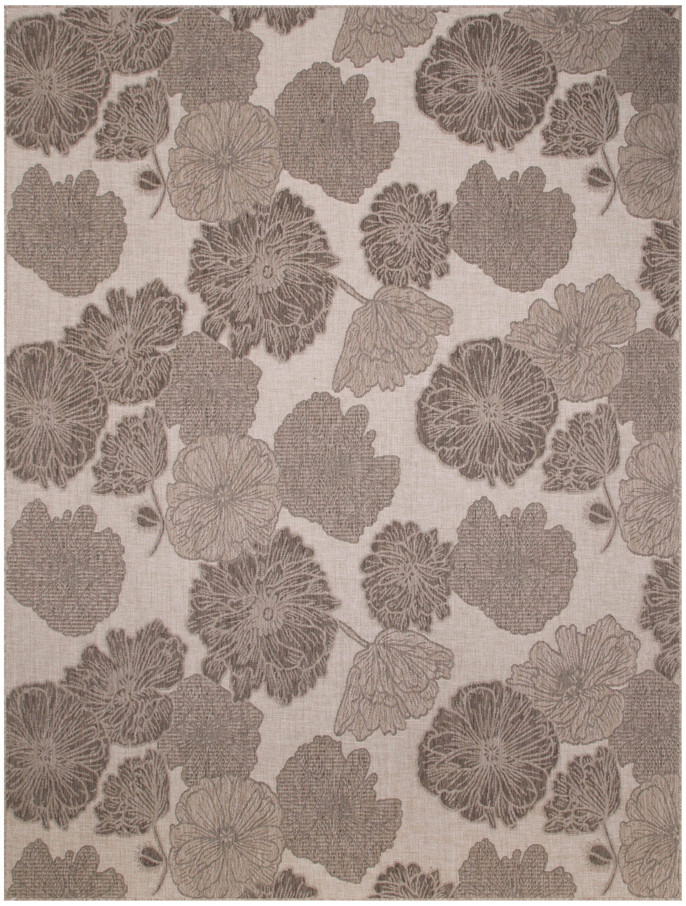 Nourison Home Floral 8' x 10' Area Rug, Natural, large