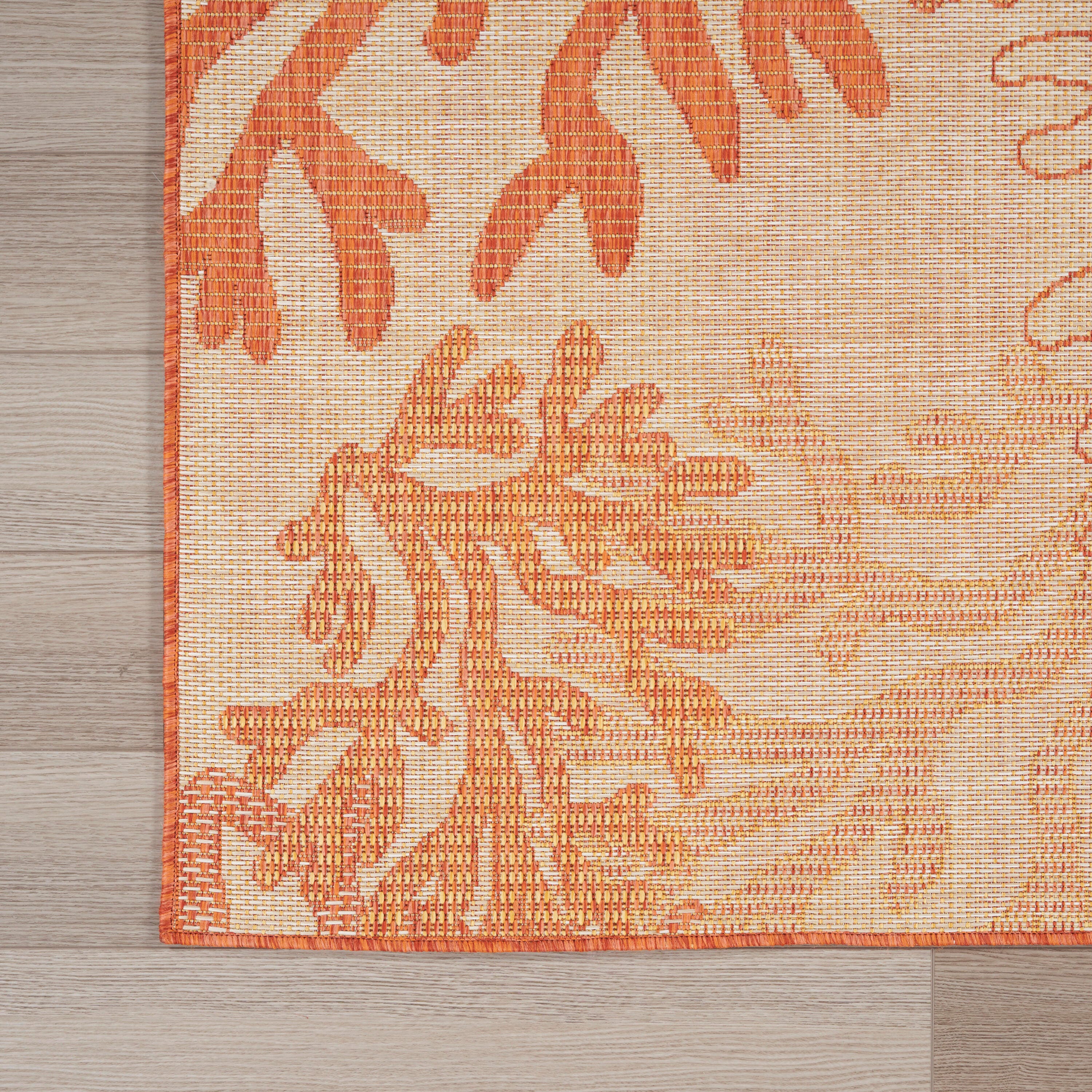 Nourison Home Coral Reef 6' x 9' Area Rug, Coral, large