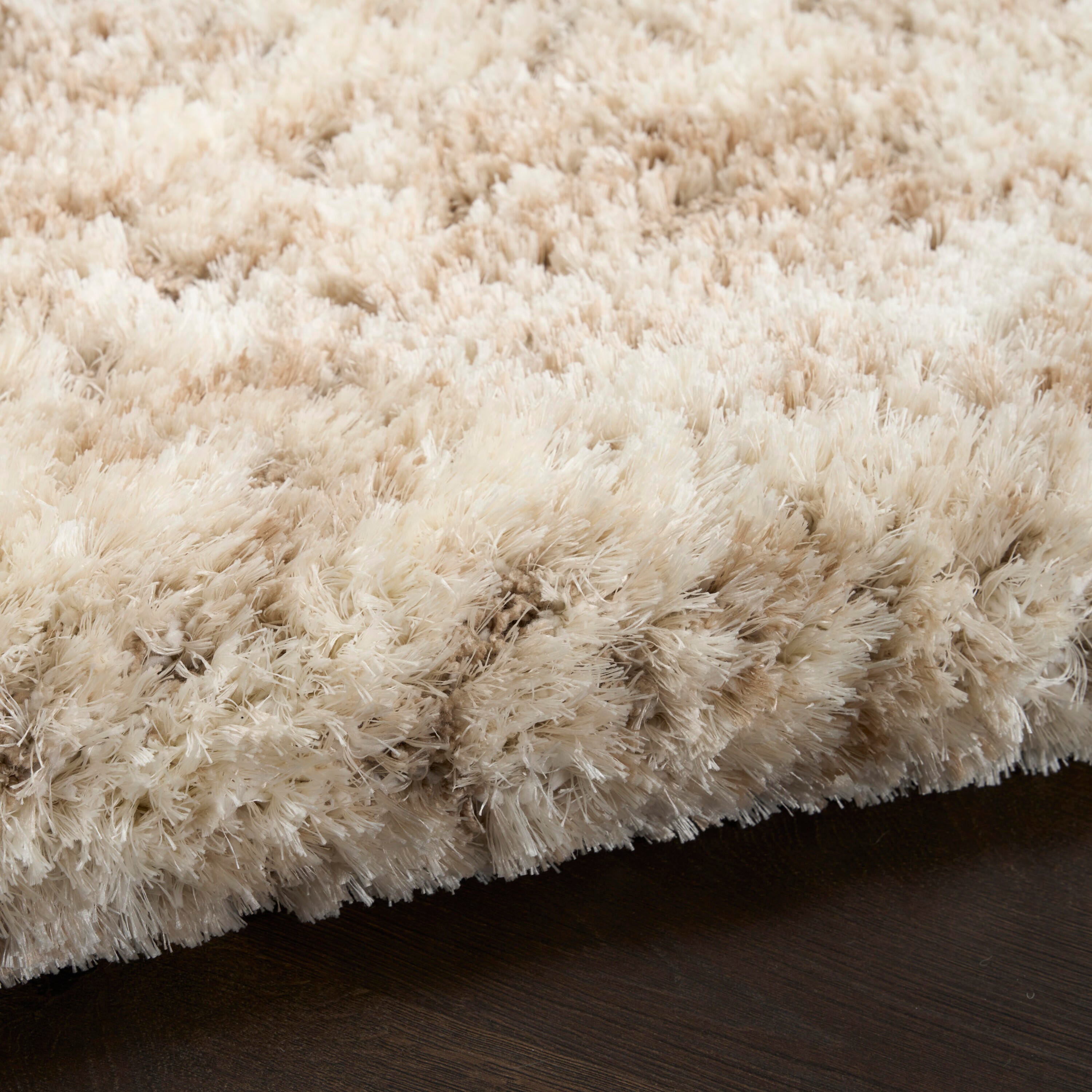 Nourison Home Dreamy Shag 4' x 6' Area Rug, Ivory/Dark Beige, large