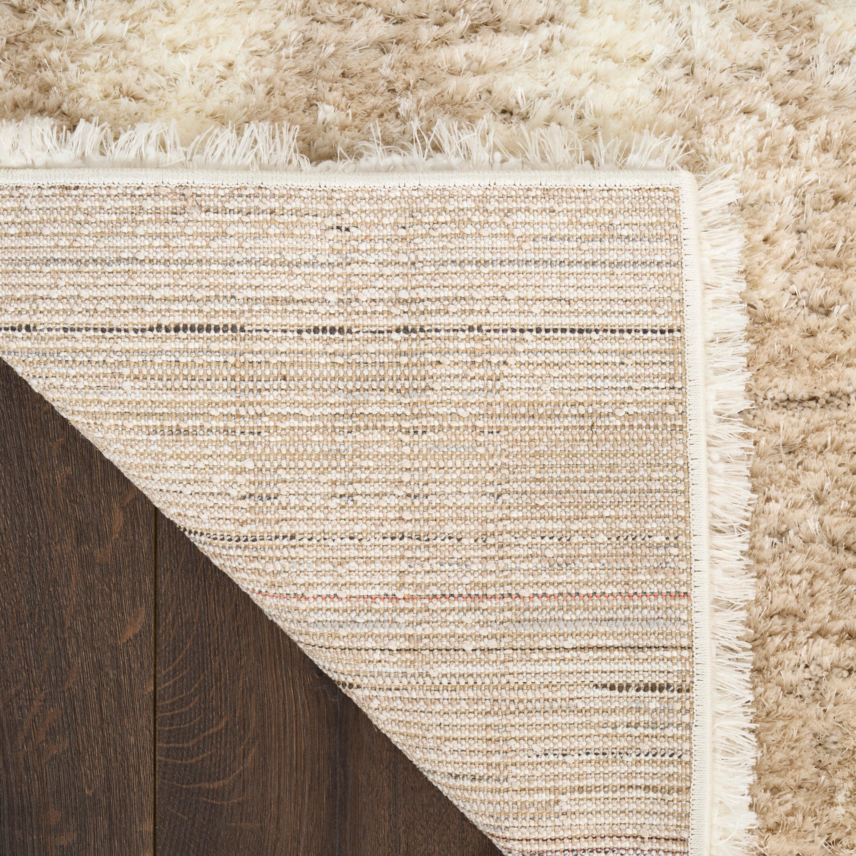 Nourison Home Dreamy Shag 5' x 7' Area Rug, Ivory/Beige, large