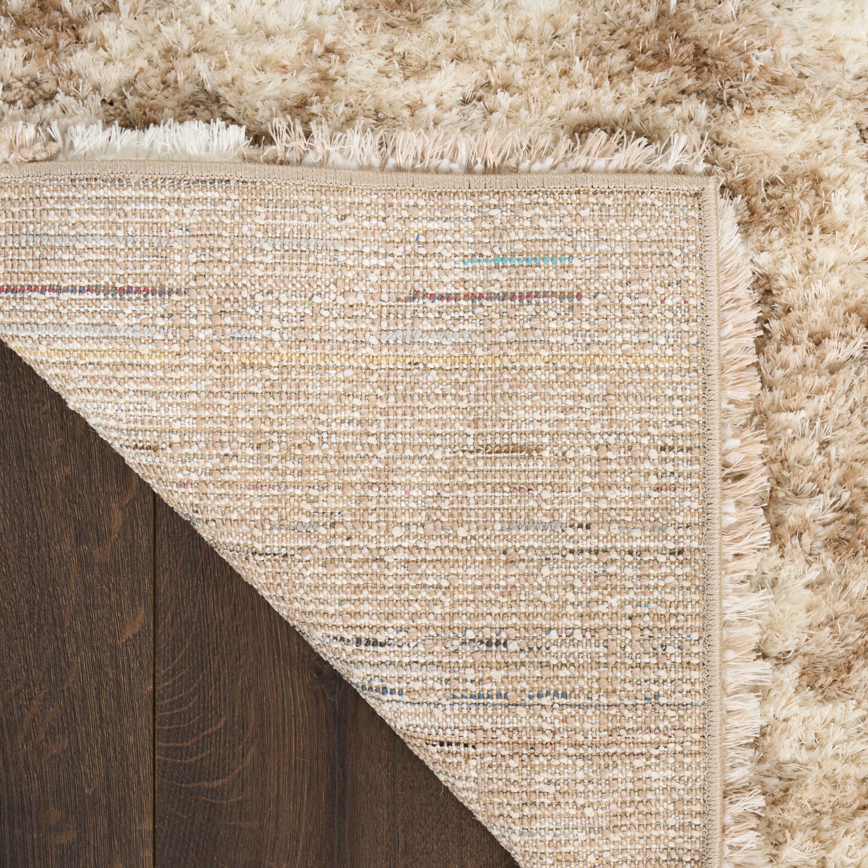 Nourison Home Dreamy Shag 8' x 10' Area Rug, Ivory/Dark Beige, large