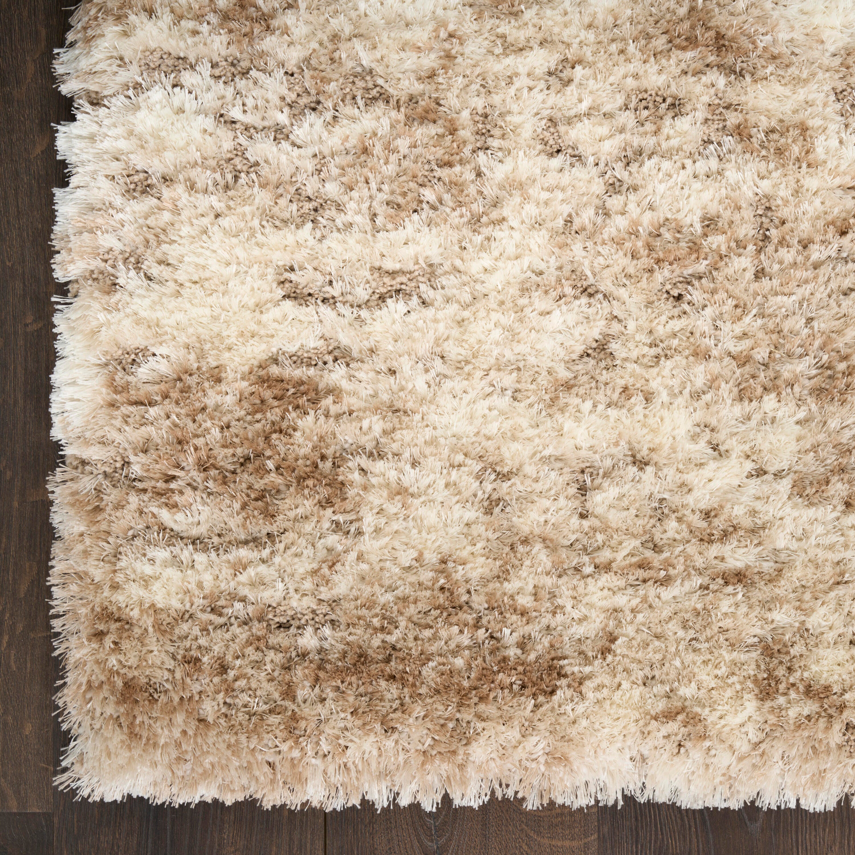 Nourison Home Dreamy Shag 8' x 10' Area Rug, Ivory/Dark Beige, large
