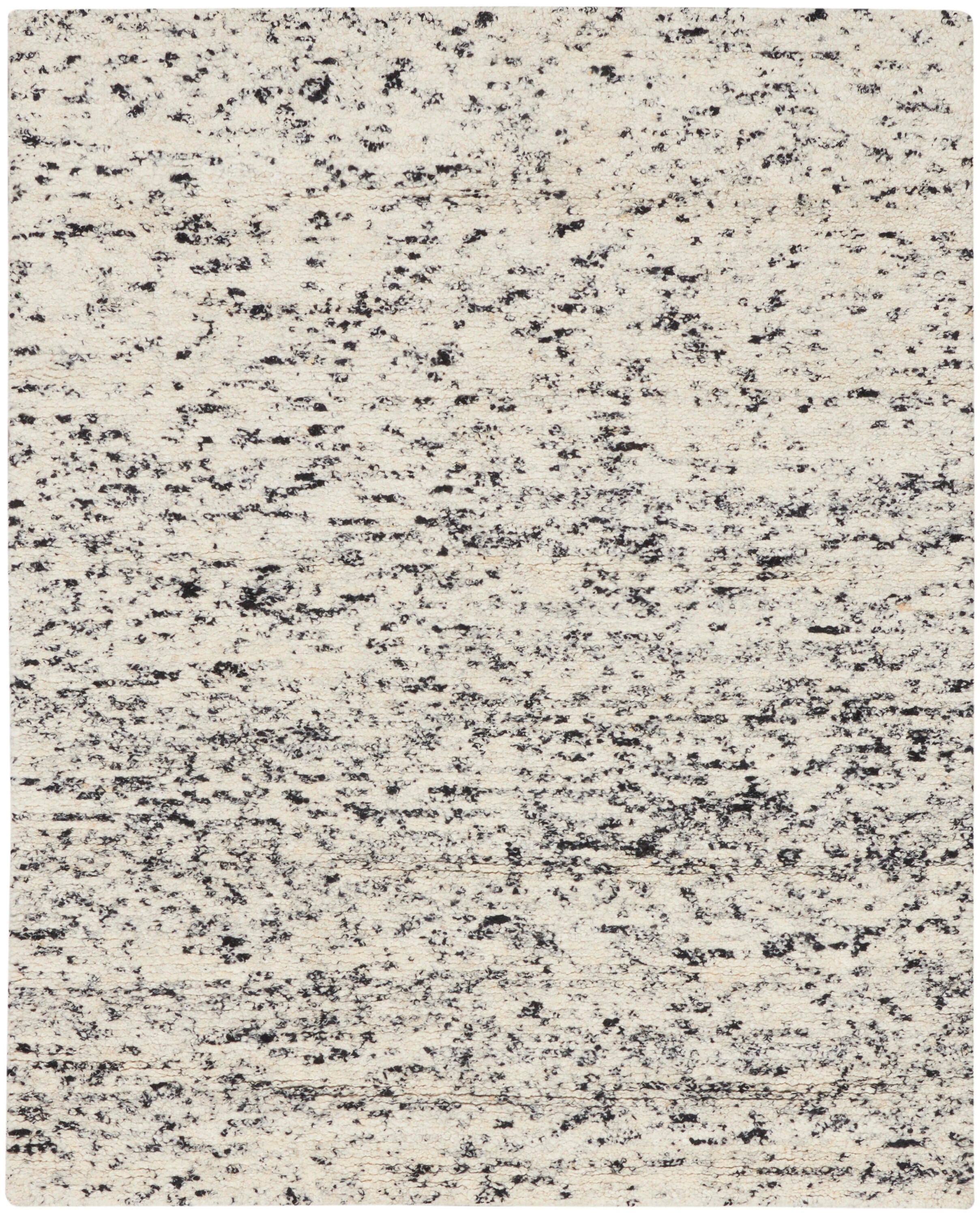 Calvin Klein Billows 5'3" x 7'3" Area Rug, Ivory/Black, large