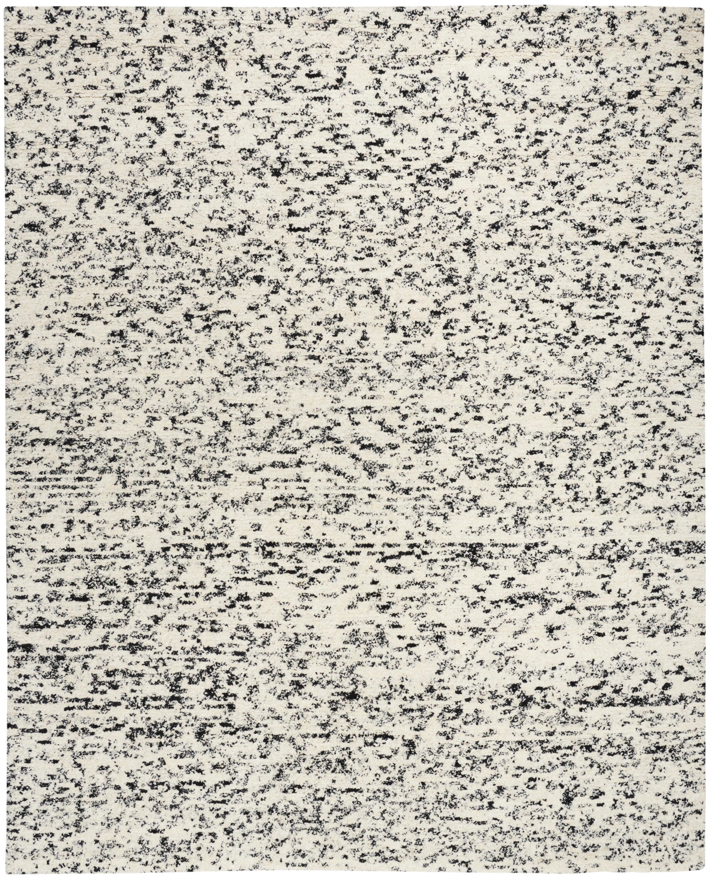 Calvin Klein Billows 7'9" x 9'9" Area Rug, Ivory/Black, large