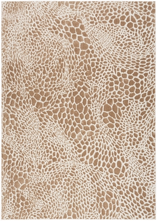 Nourison Home Desire Animal Print 5' x 7' Area Rug, Camel/Silver, large
