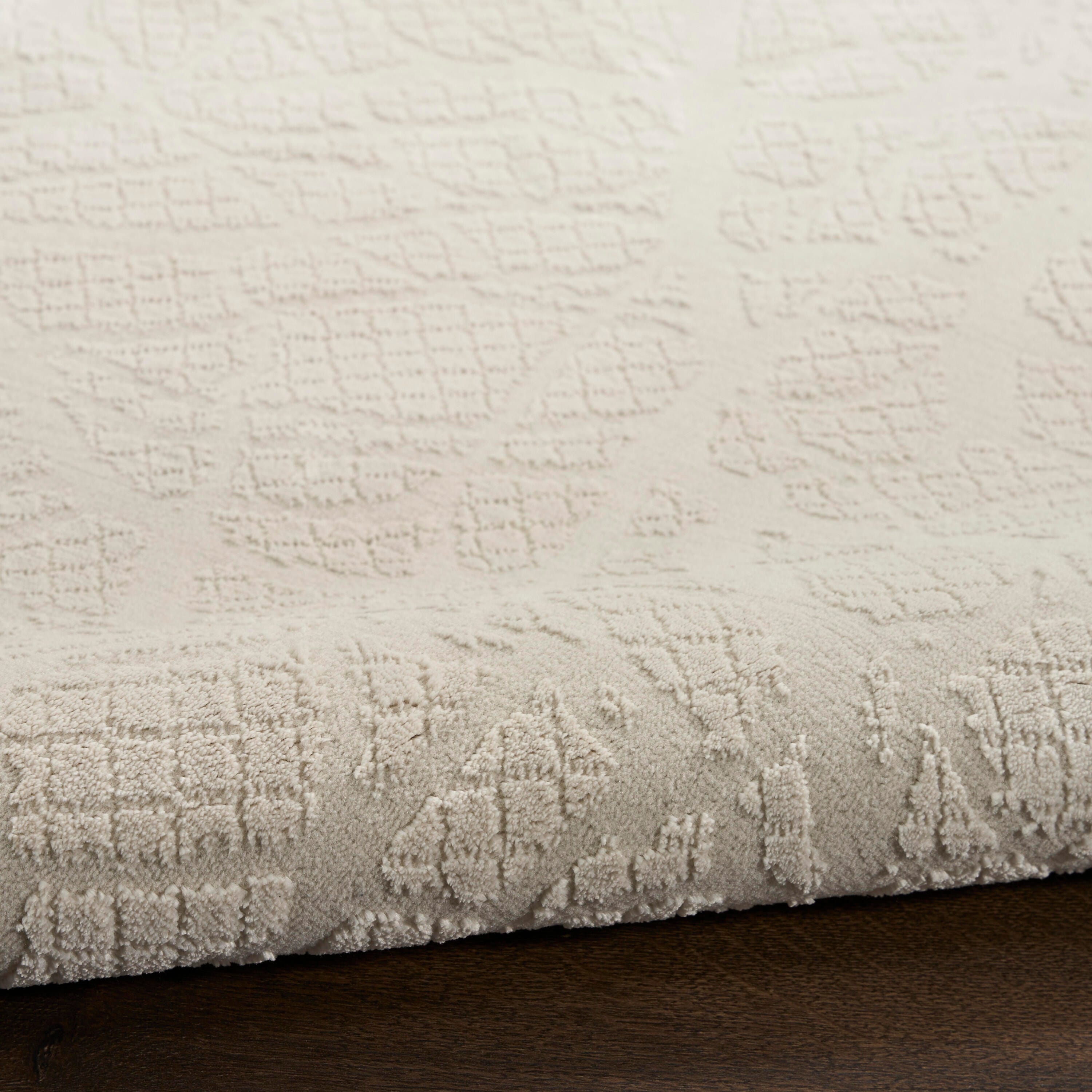 Nourison Home Desire Textured 5' x 7' Area Rug, Beige, large