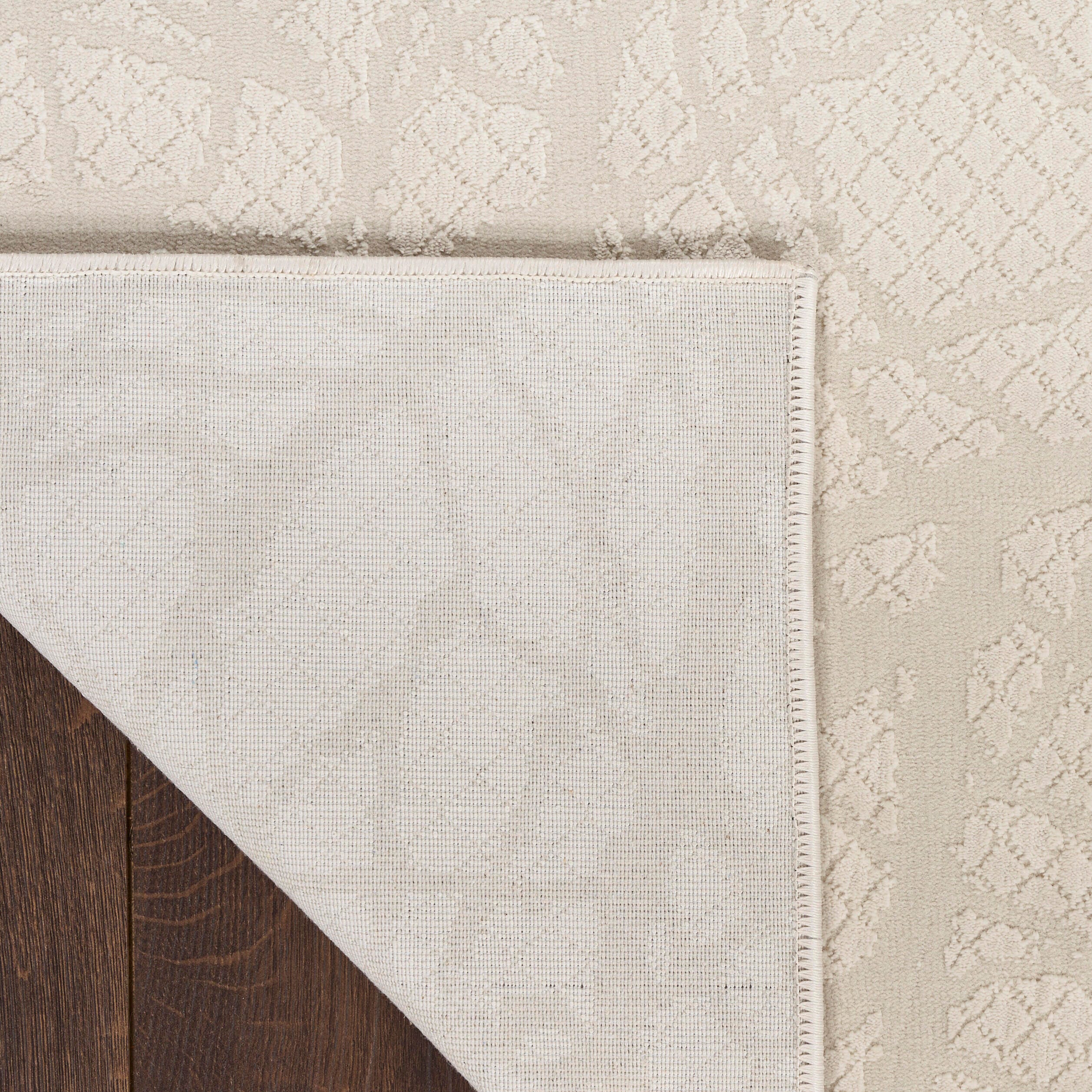 Nourison Home Desire Textured 6' x 9' Area Rug, Beige, large
