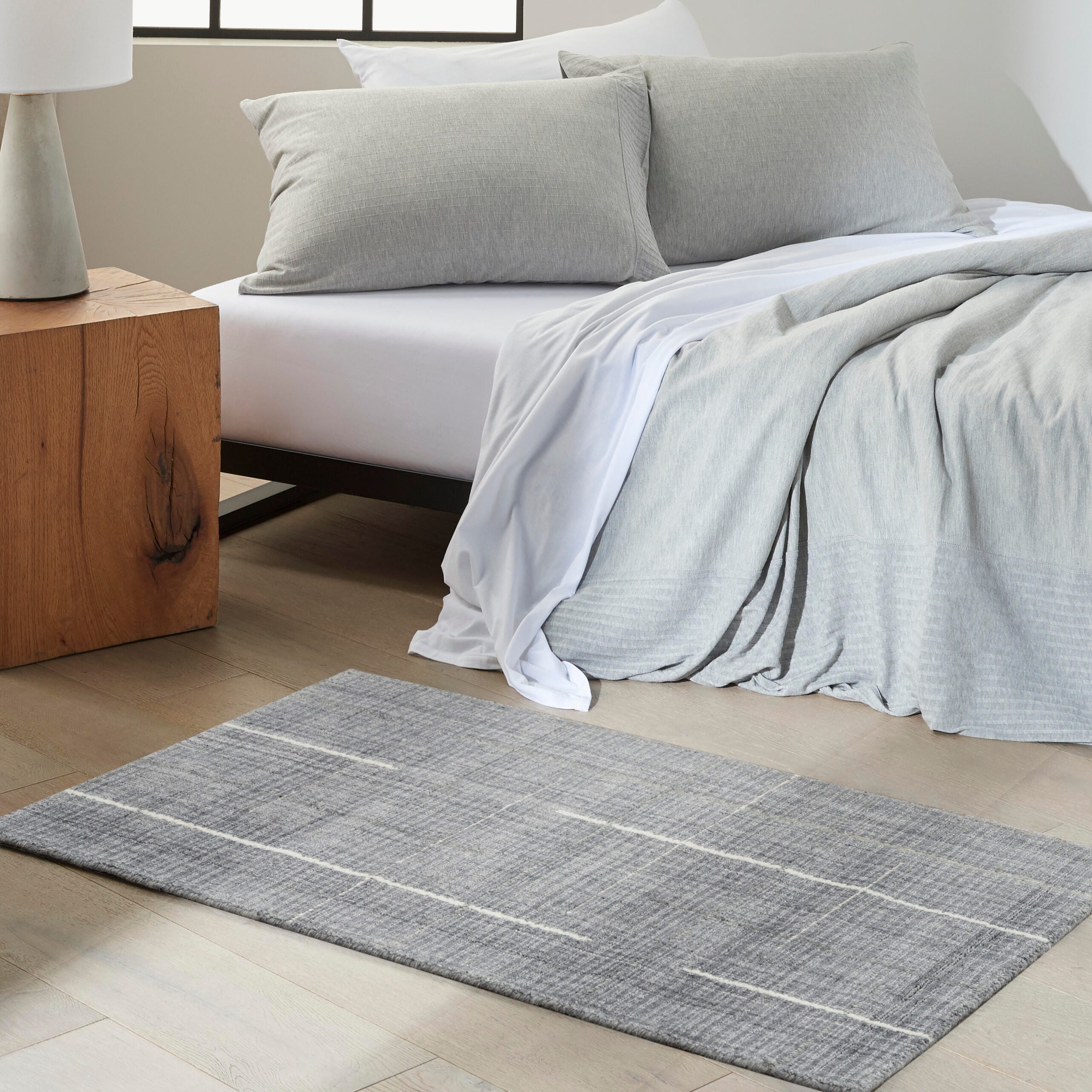Calvin Klein Architectura 2' x 3' Area Rug, Denim, rollover