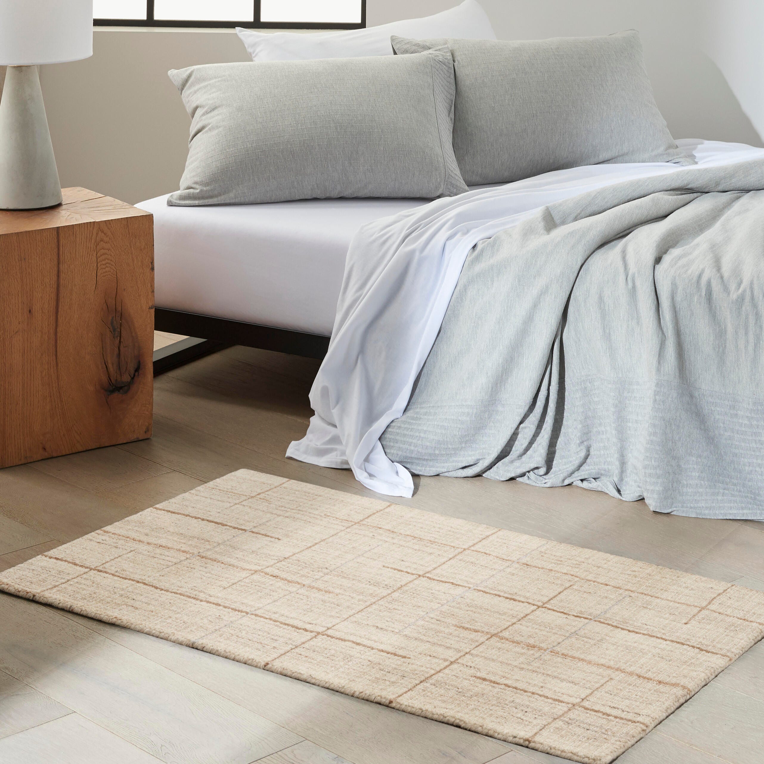 Calvin Klein Architectura 2' x 3' Area Rug, Natural, rollover