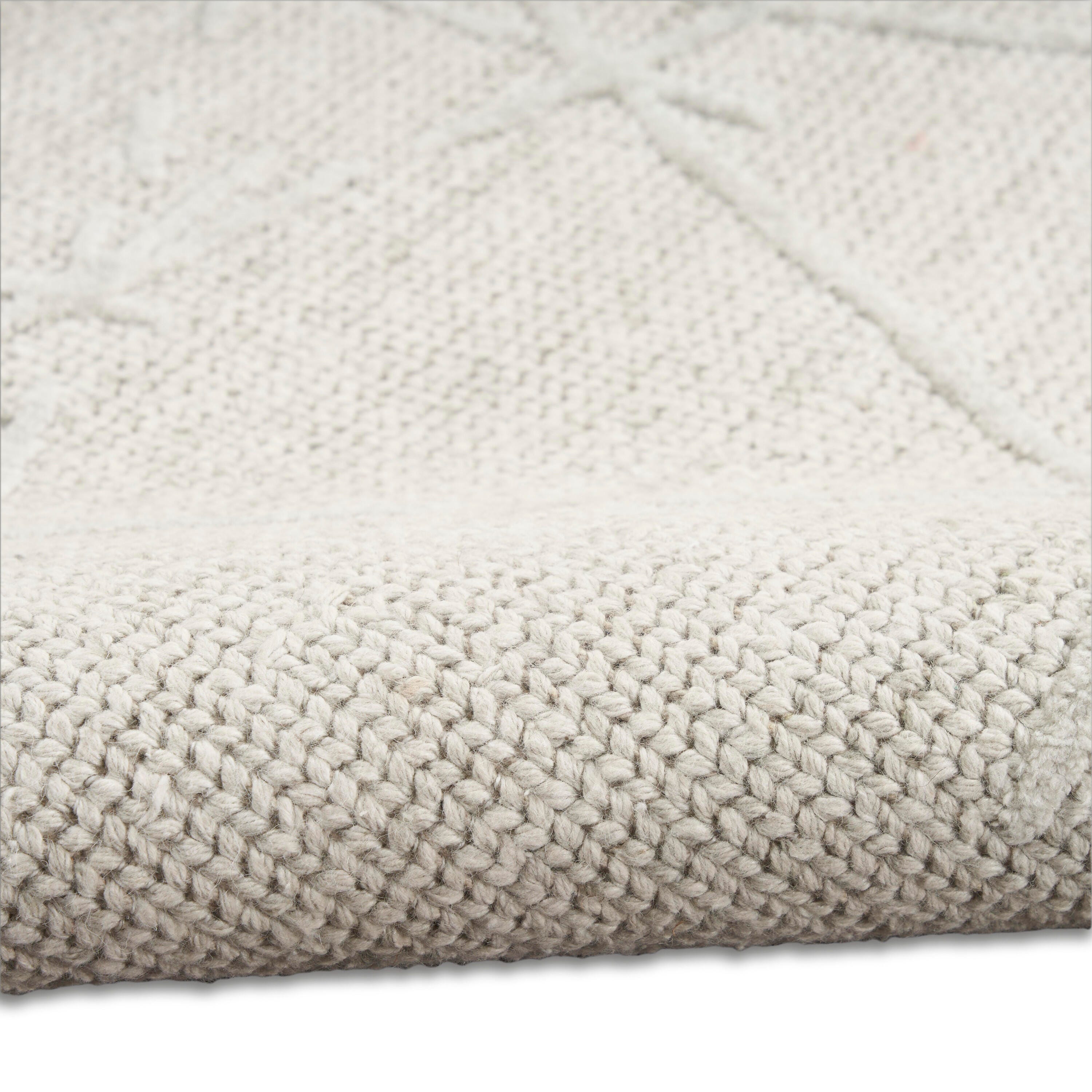 Calvin Klein Wander 5'3" x 7'3" Area Rug, Ivory/Gray, large