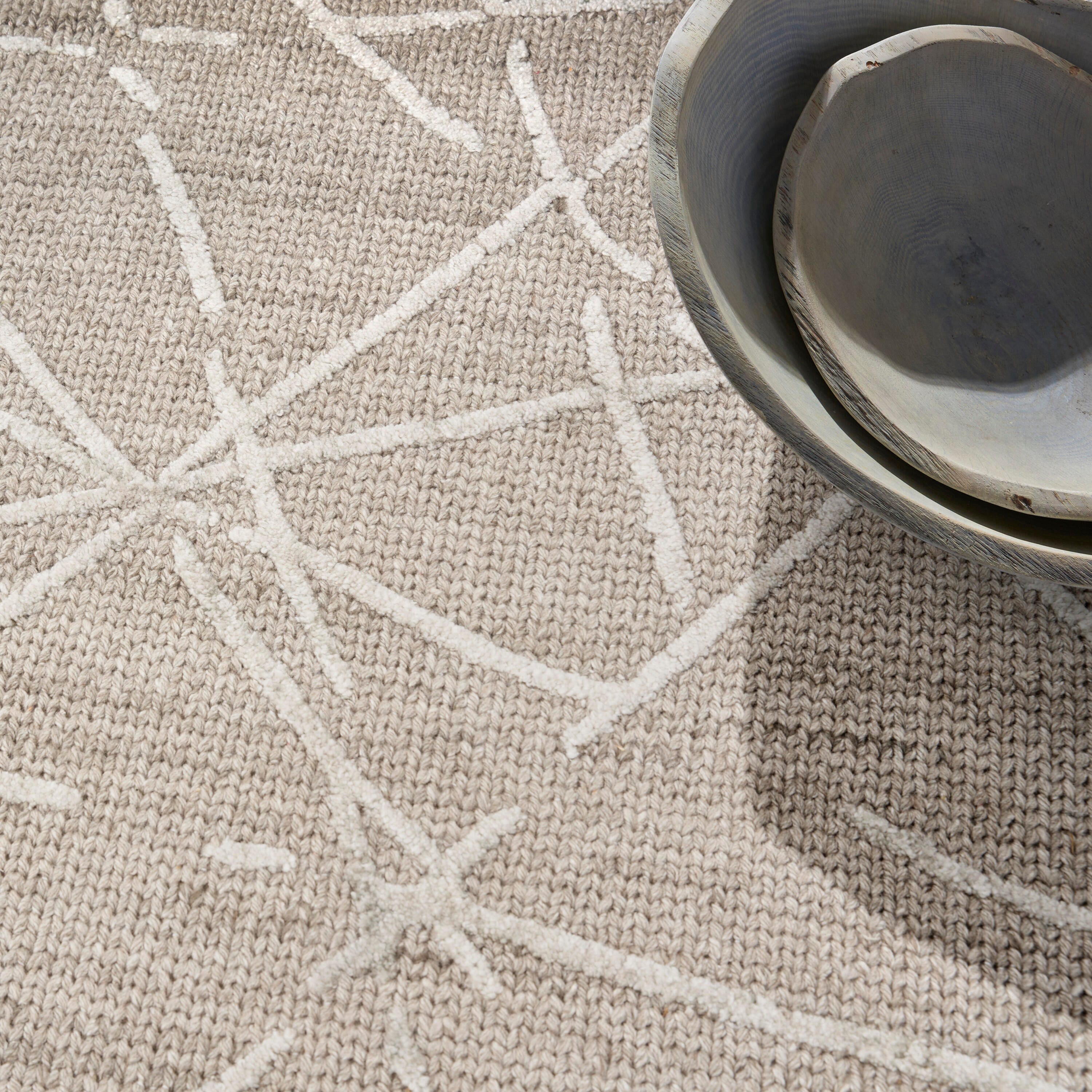 Calvin Klein Wander 7'9" x 9'9" Area Rug, Taupe, large