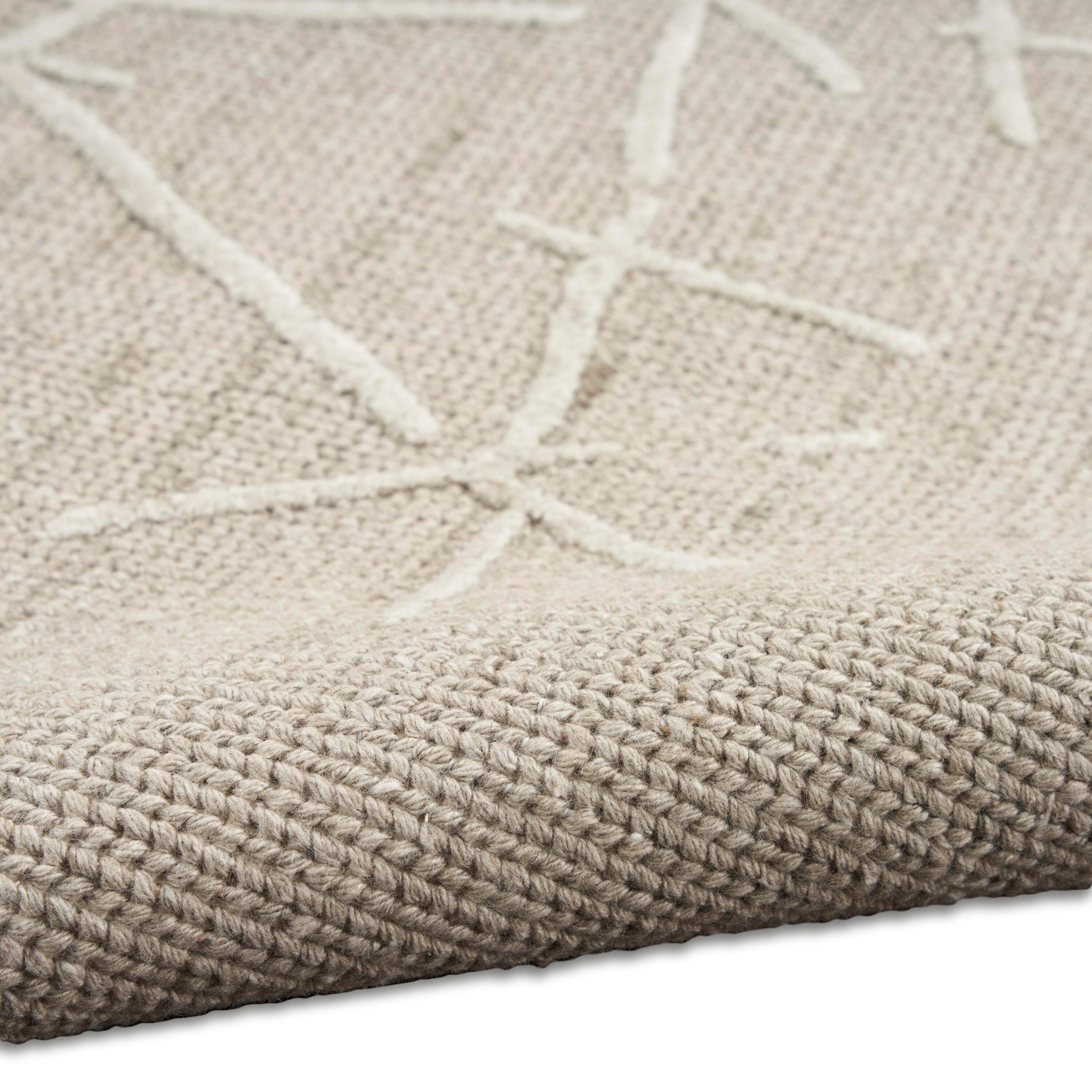 Calvin Klein Wander 5'3" x 7'3" Area Rug, Taupe, large
