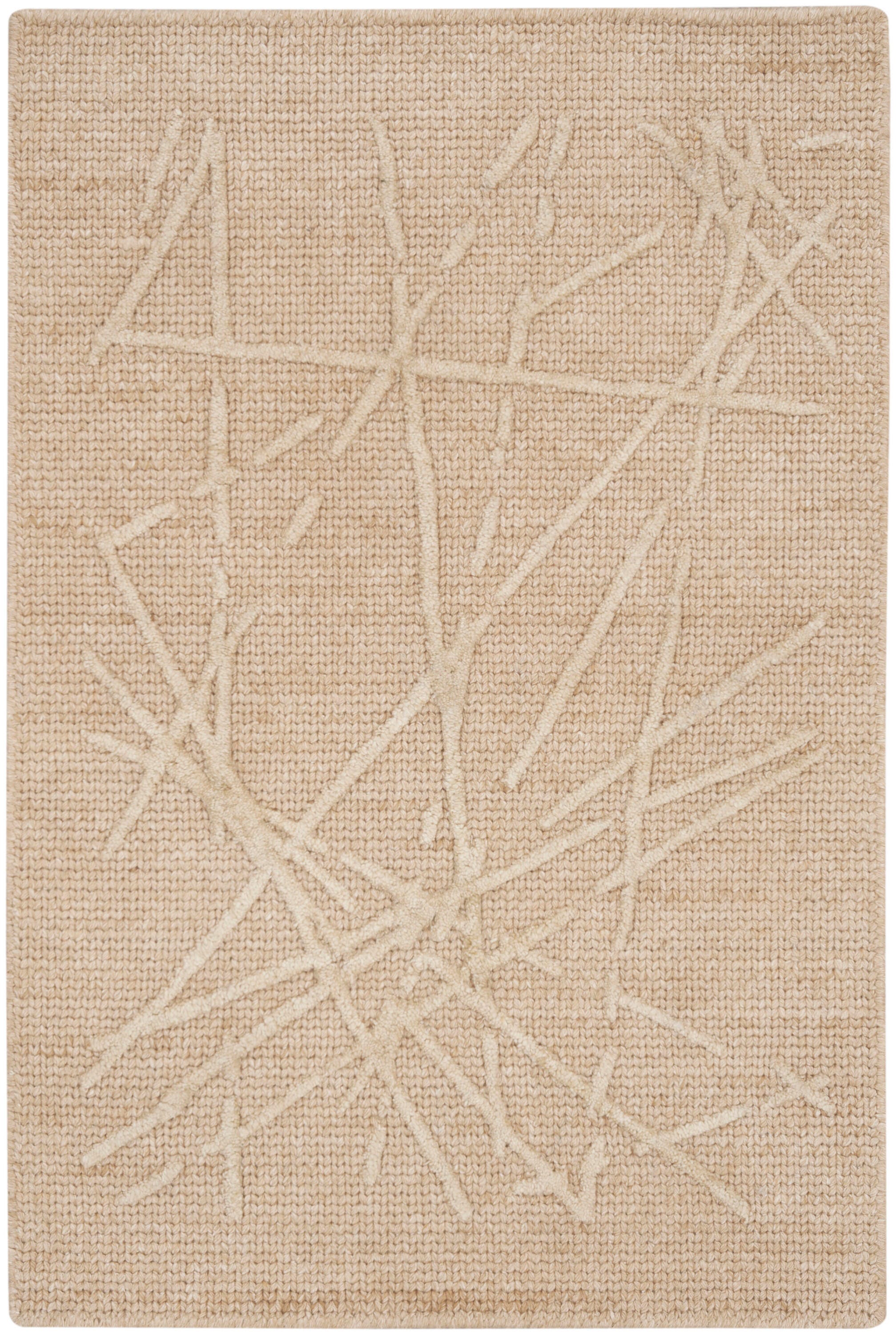 Calvin Klein Wander 2' x 3' Area Rug, Natural, large