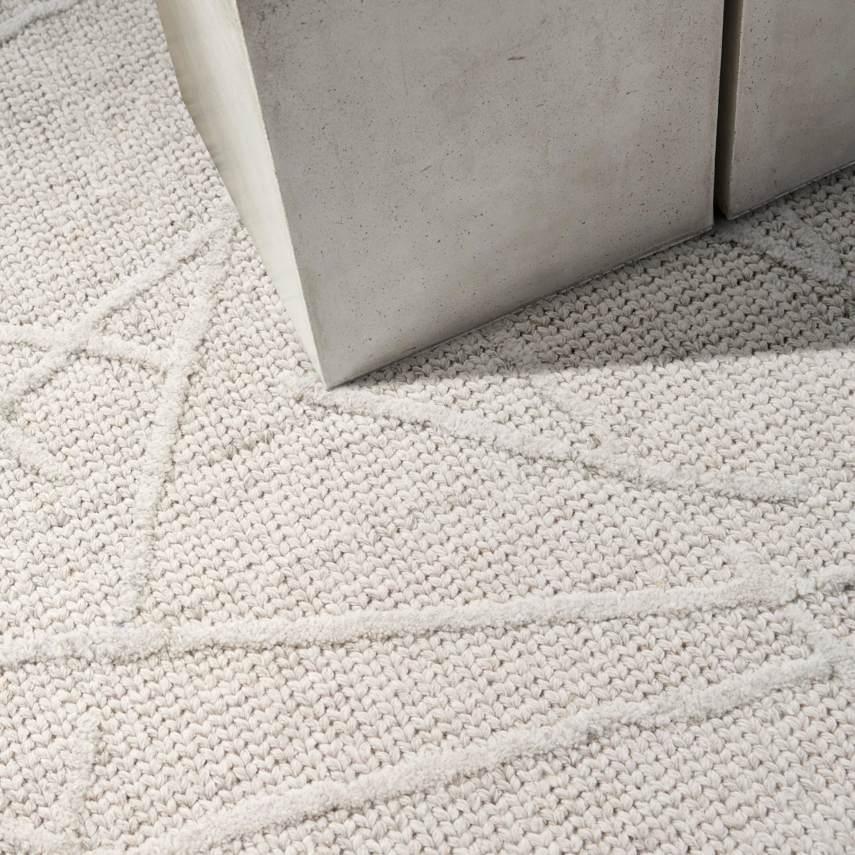 Calvin Klein Wander 7'9" x 9'9" Area Rug, Ivory/Gray, large