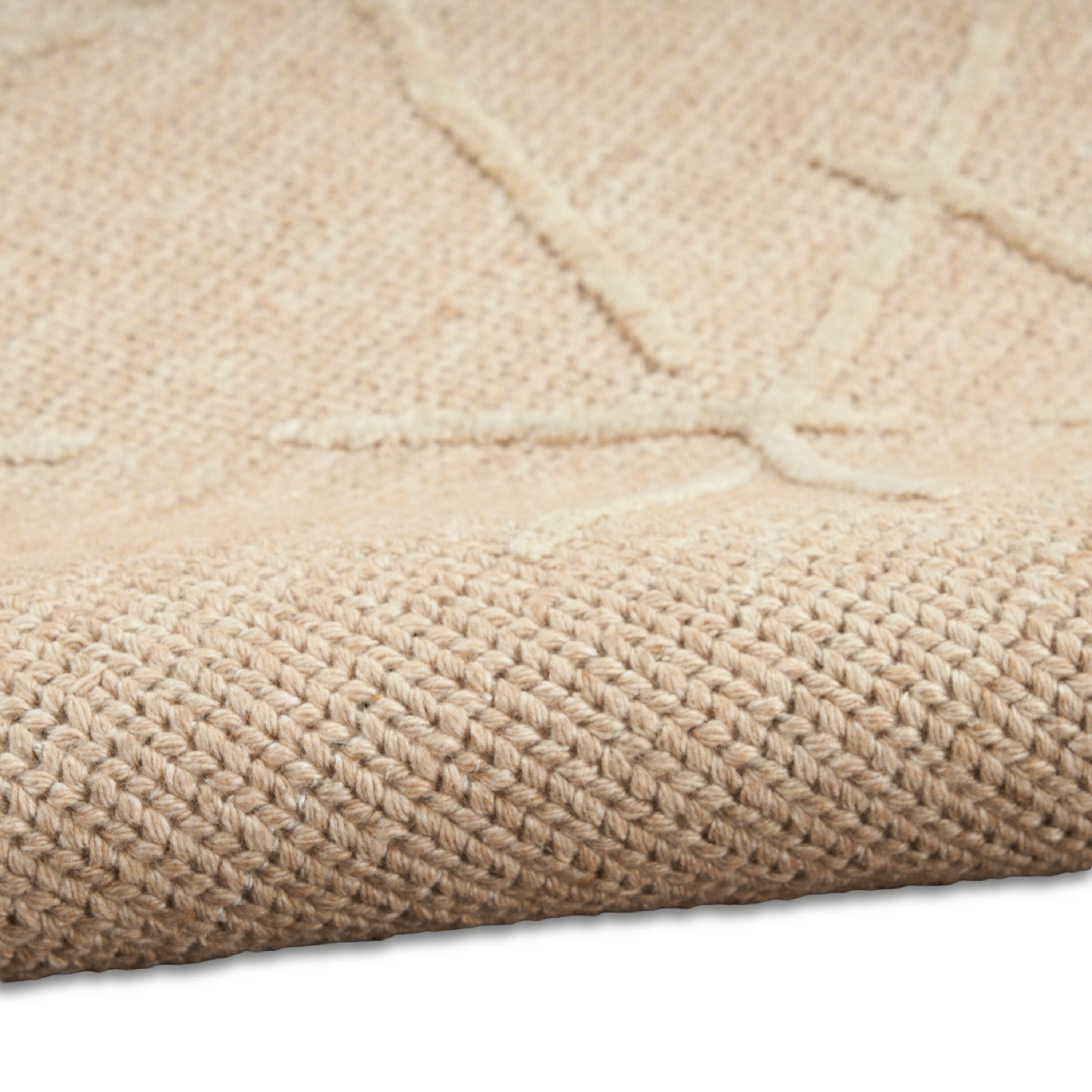 Calvin Klein Wander 5'3" x 7'3" Area Rug, Natural, large