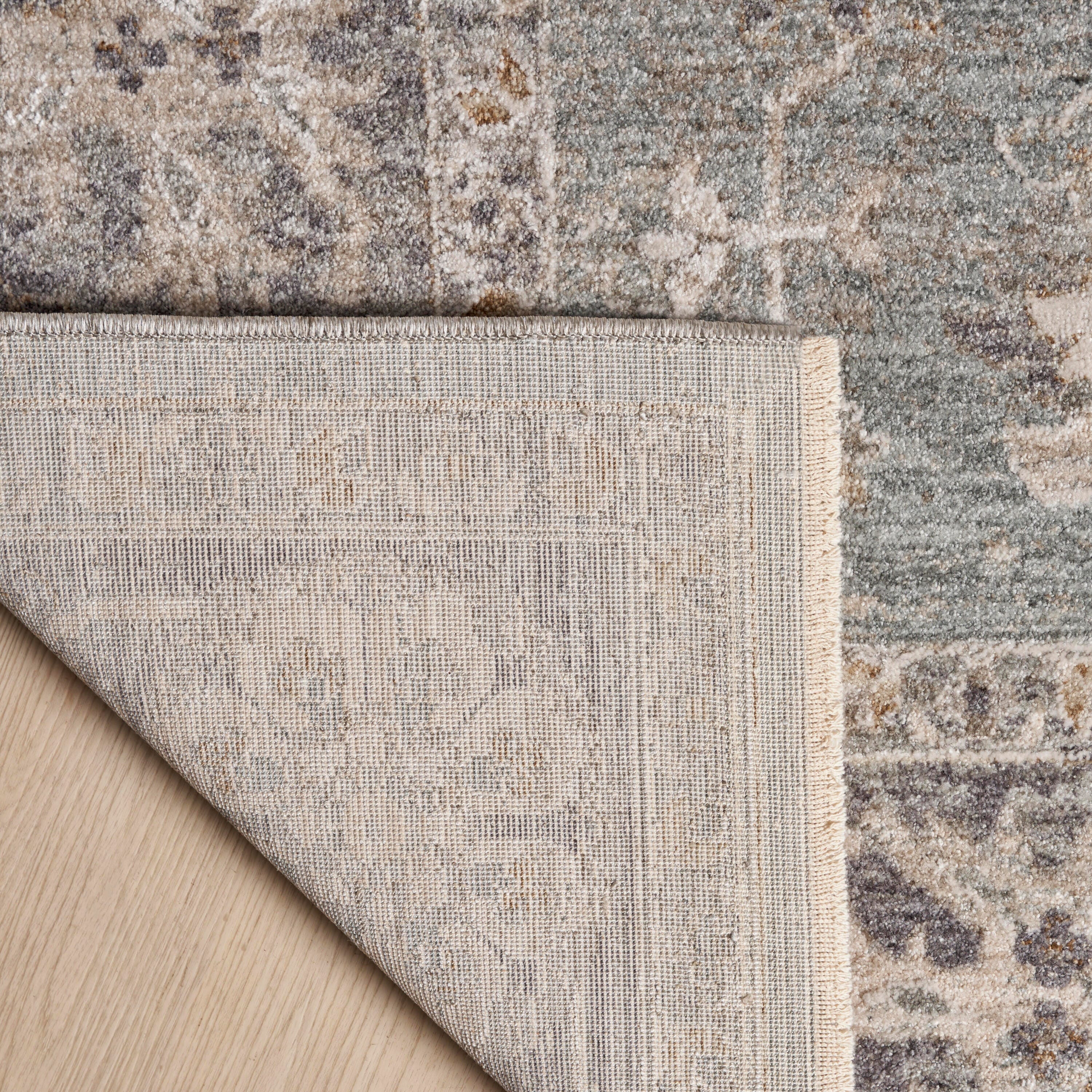Nourison Home Infinite Serged 5'3" x 7'8" Area Rug, Blue/Ivory, large