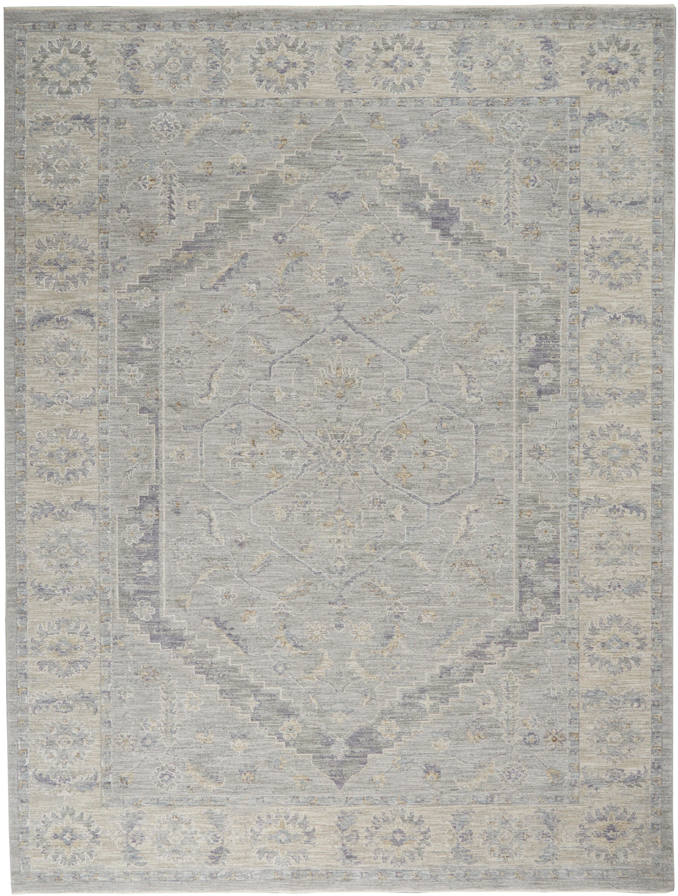Nourison Home Infinite Beaten 7'10" x 10'4" Area Rug, Gray, large