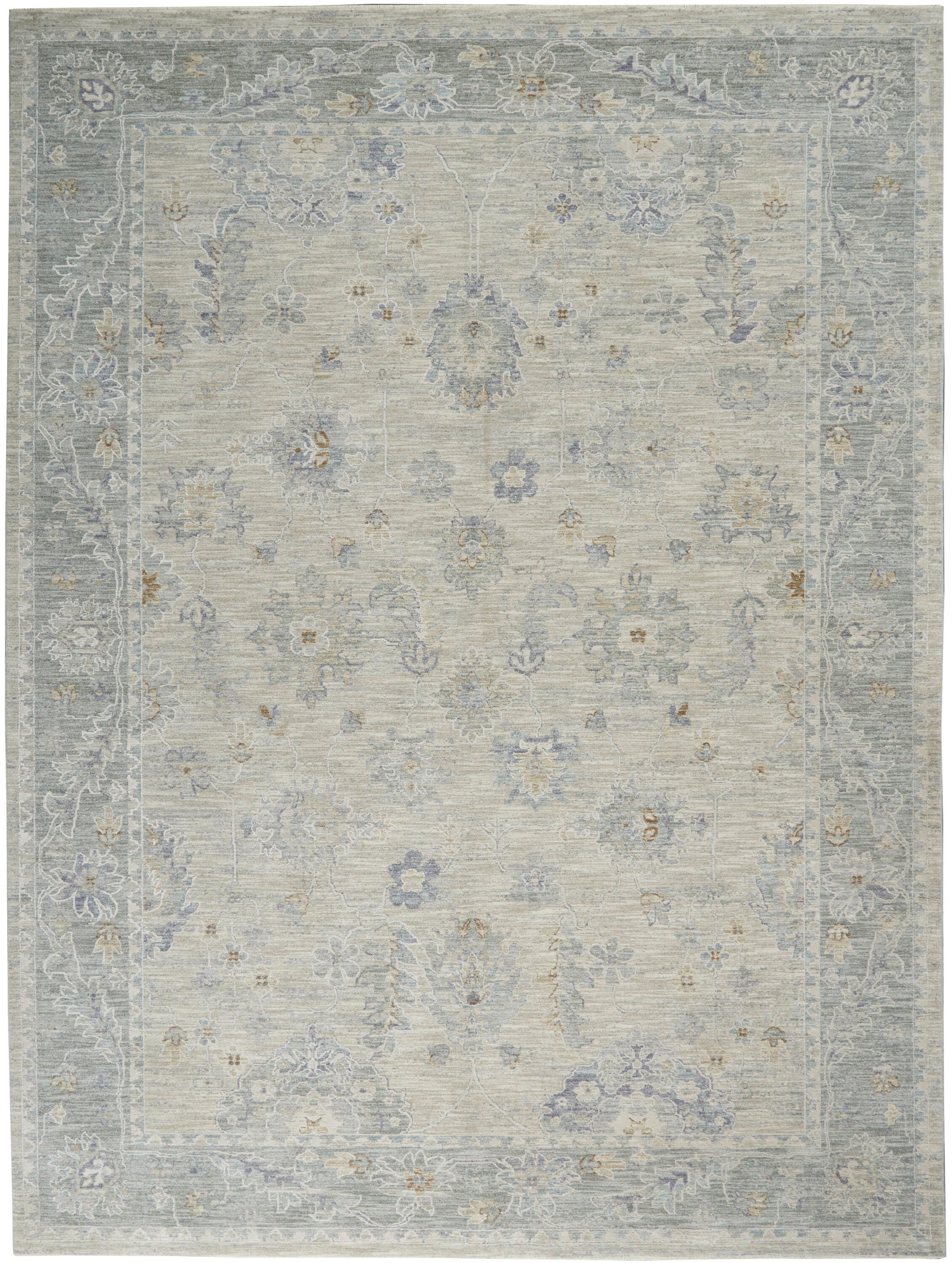 Nourison Home Infinite Latex 9'3" x 12'7" Area Rug, Light Gray, large
