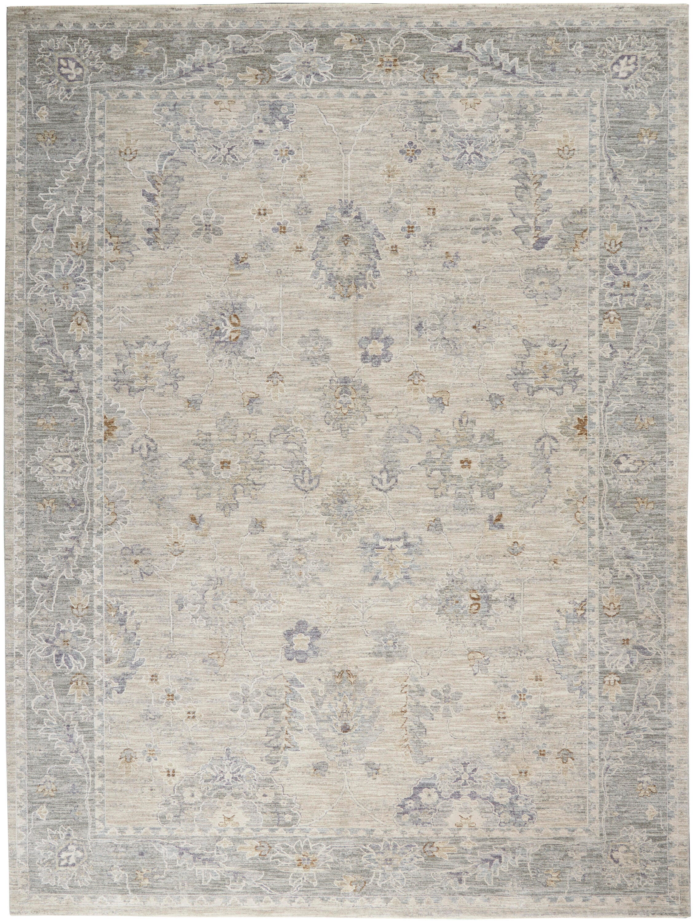 Nourison Home Infinite Latex 7'10" x 10'4" Area Rug, Light Gray, large