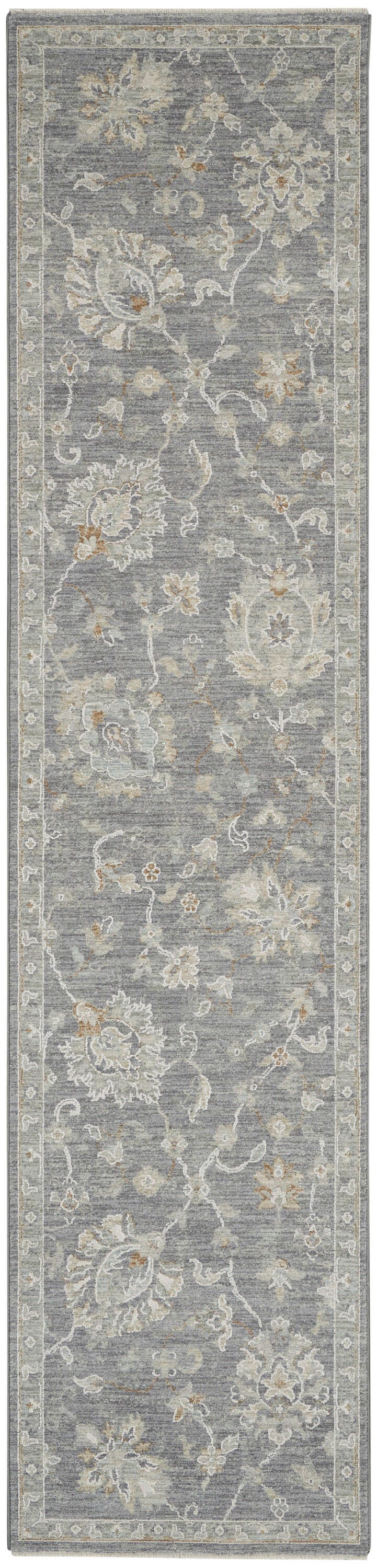 Nourison Home Infinite Pressure 2'3" x 10'2" Runner Rug, Charcoal, large